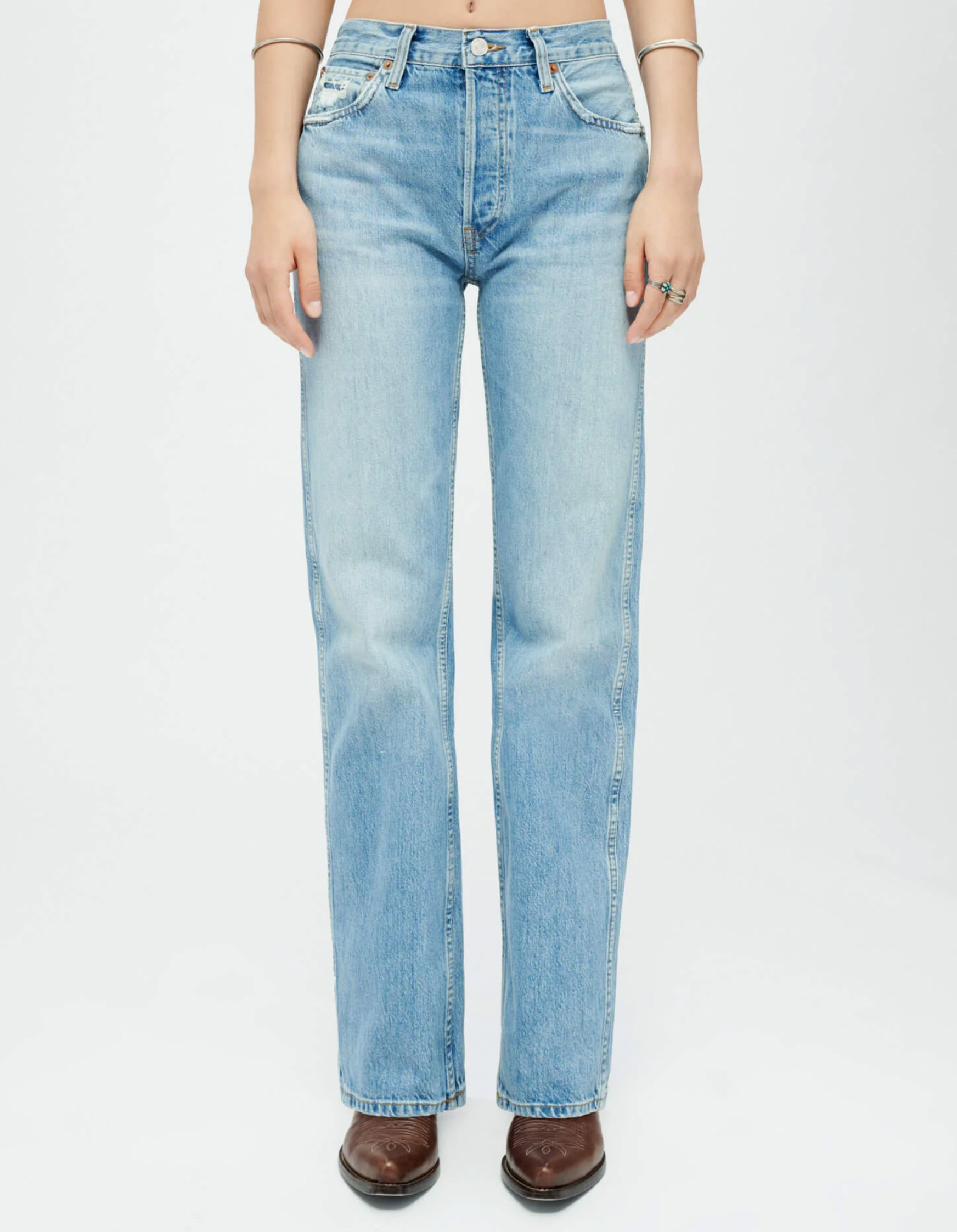 90s High Rise Loose - Worn Blue