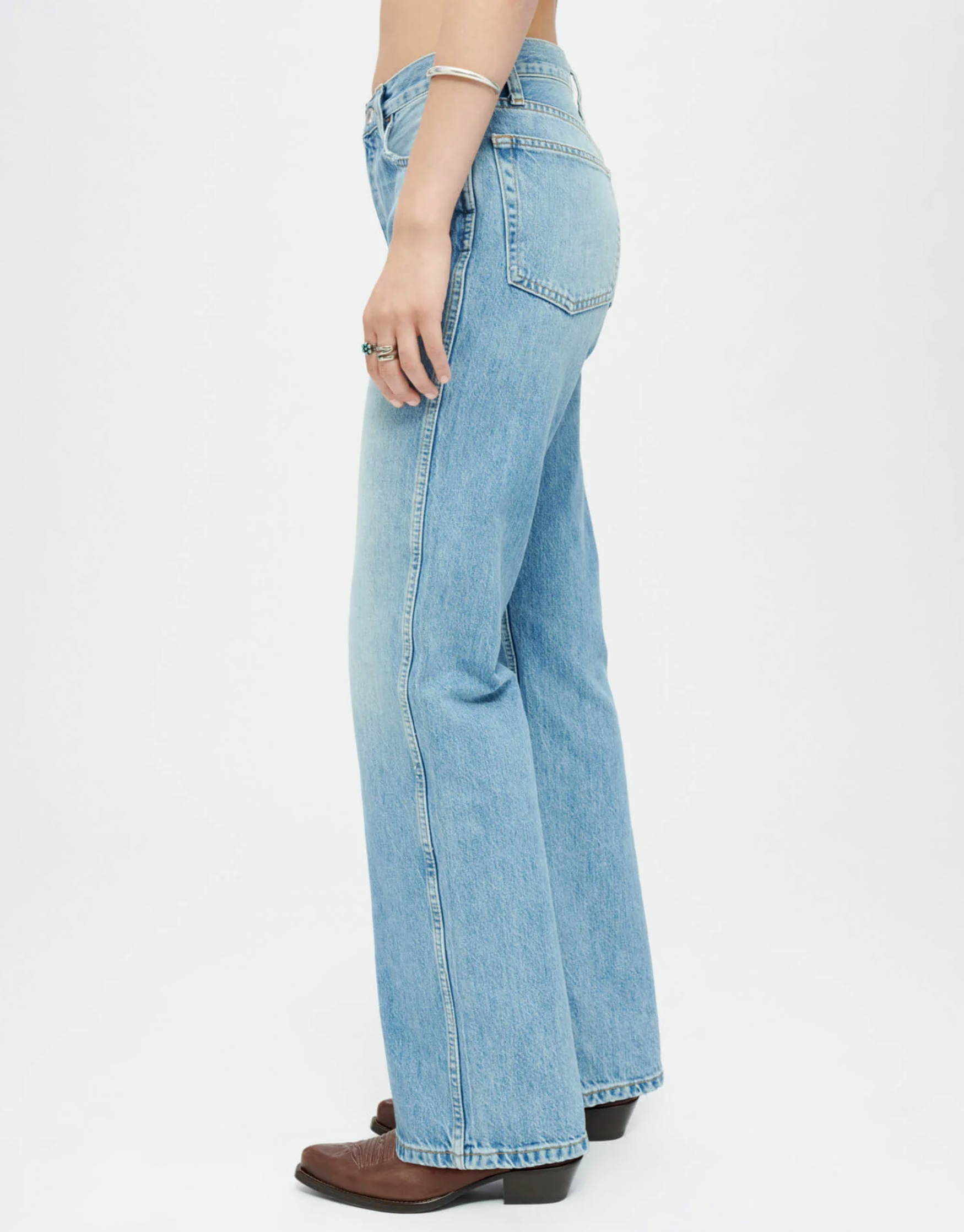 90s High Rise Loose - Worn Blue