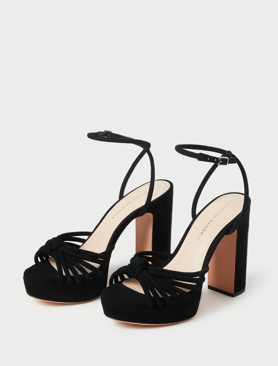 Rivka Leather Knot Platform Sandal - Black