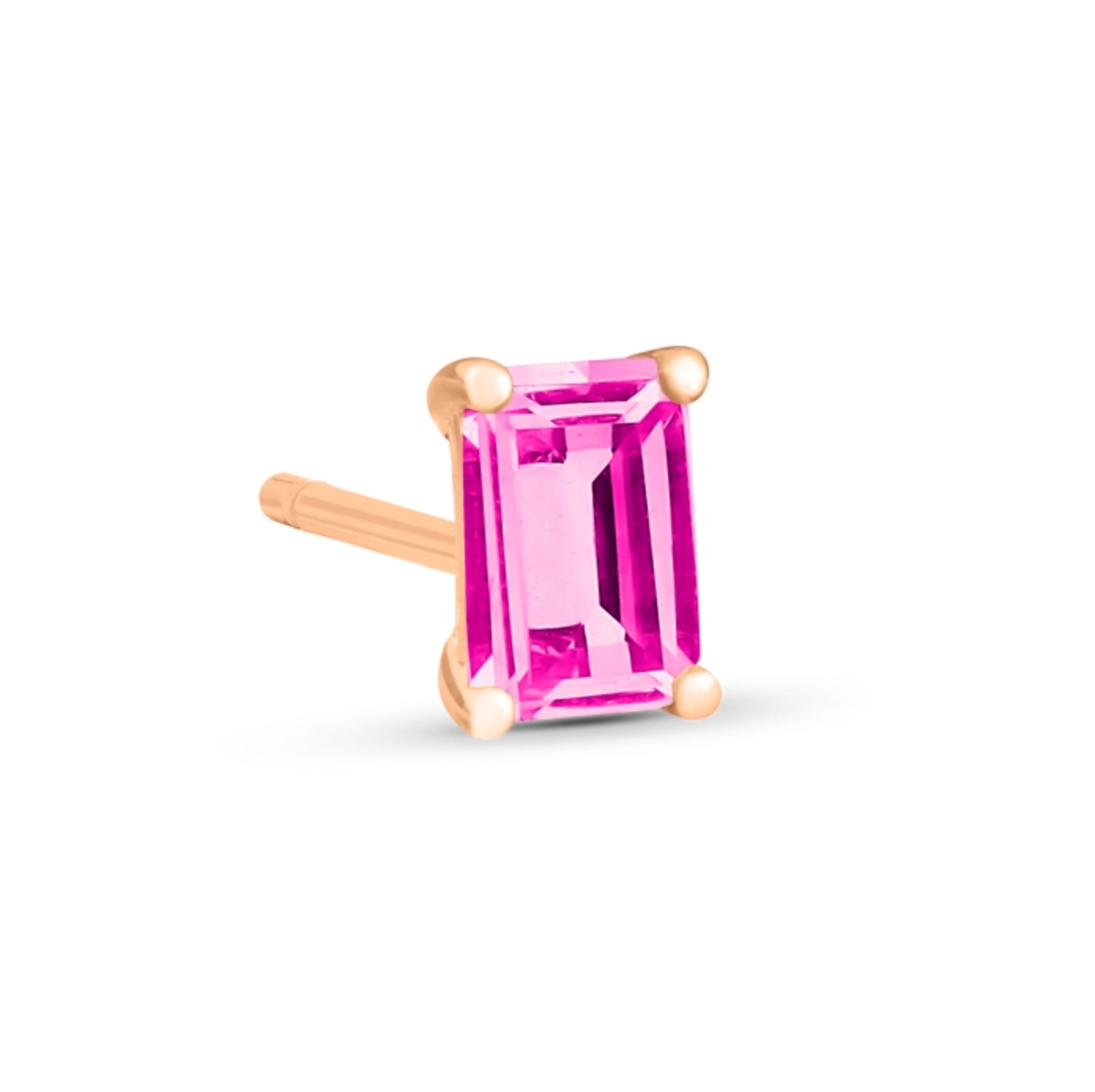 Cocktail Pink Topaz Studs