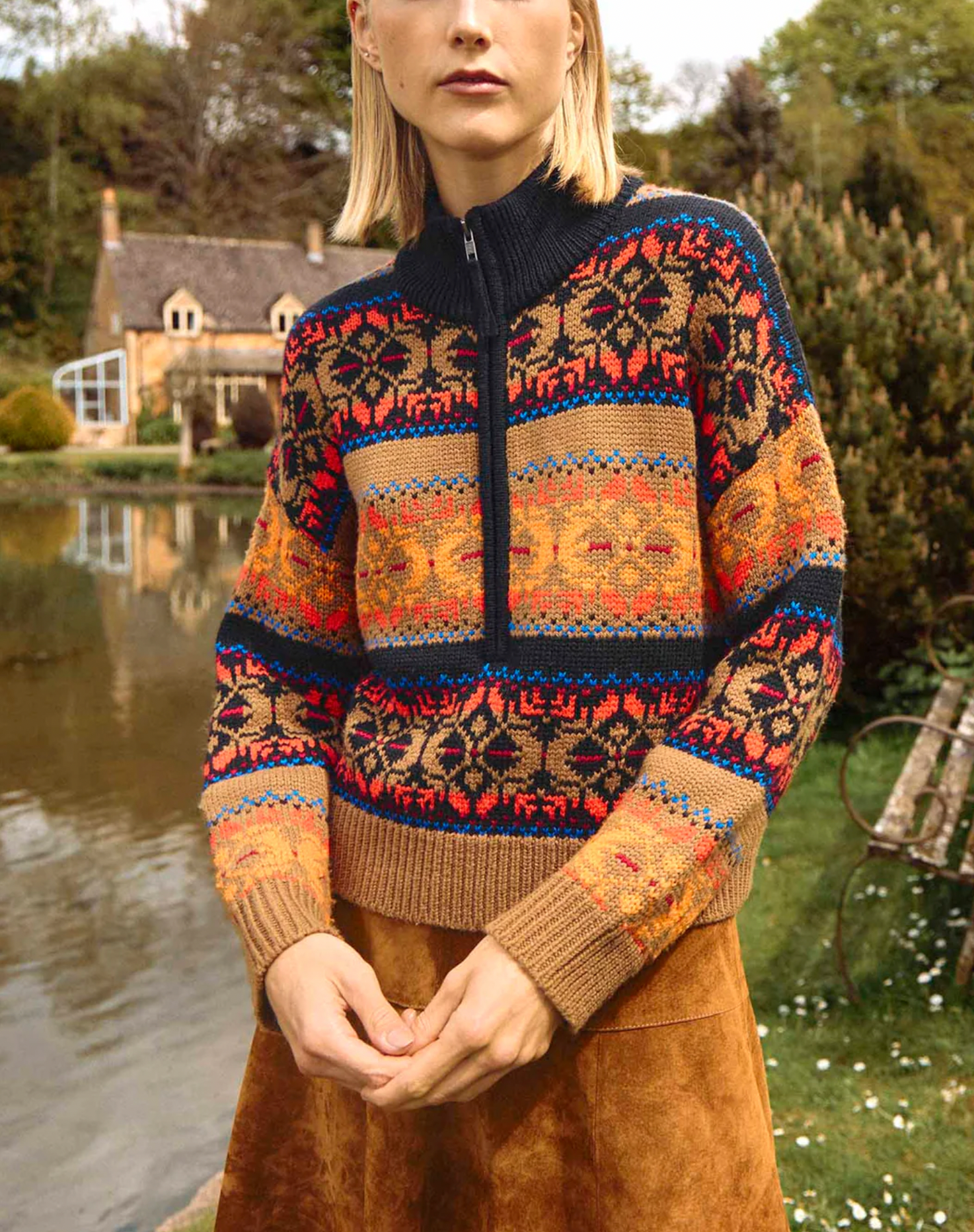 Lewis Pullover - Fall Fairisle