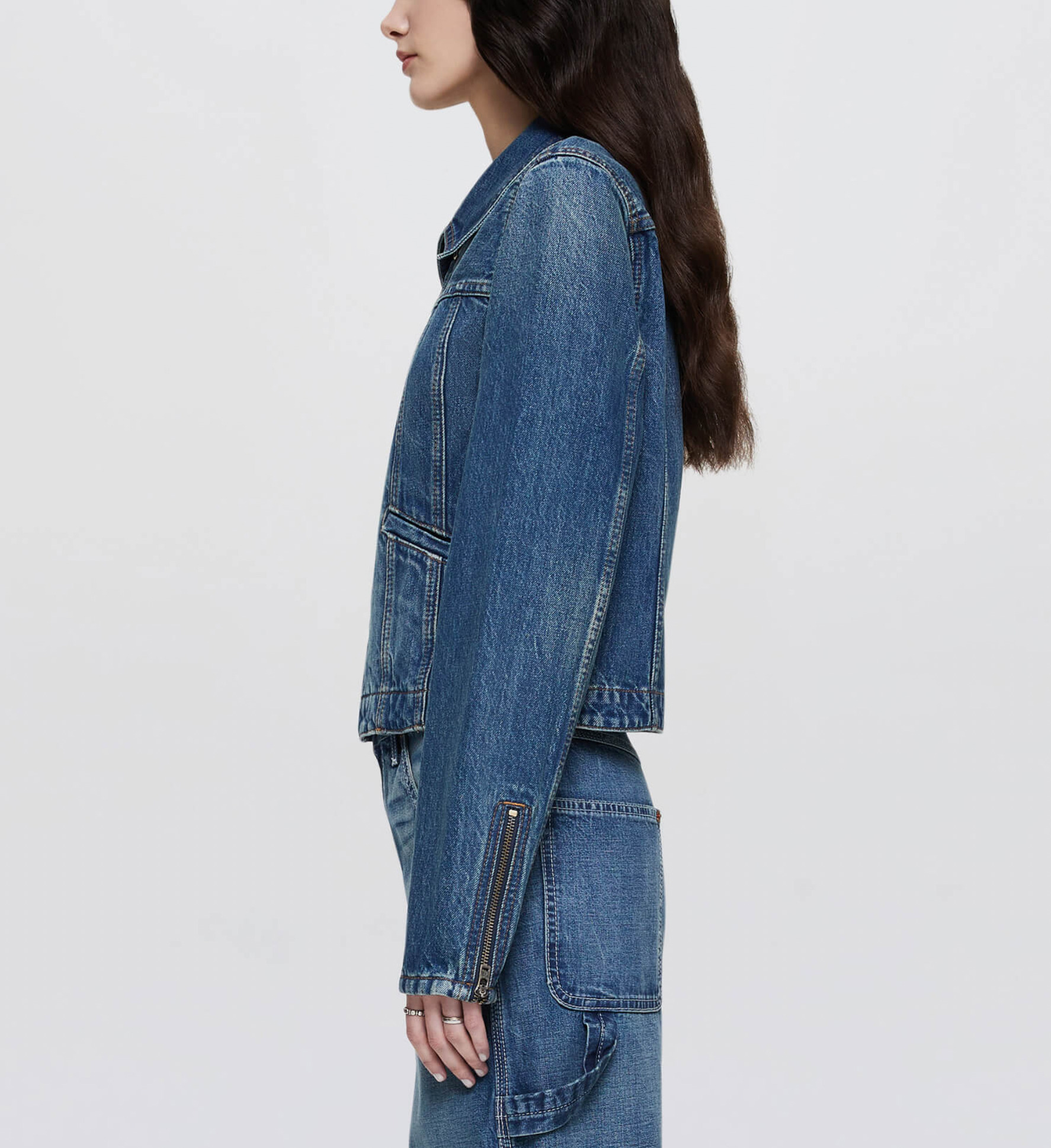 Slim Zip Jacket - Crafted Indigo