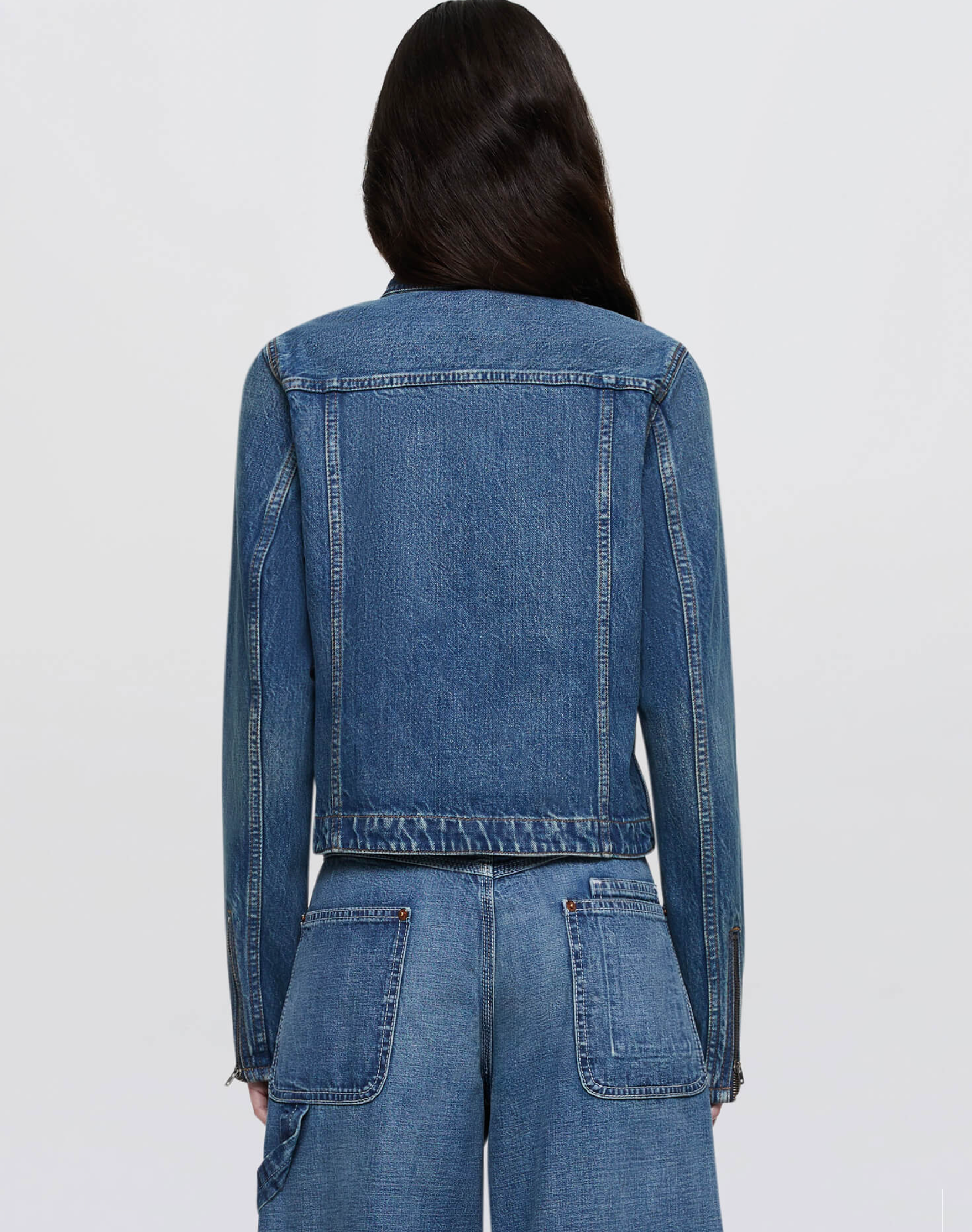 Slim Zip Jacket - Crafted Indigo