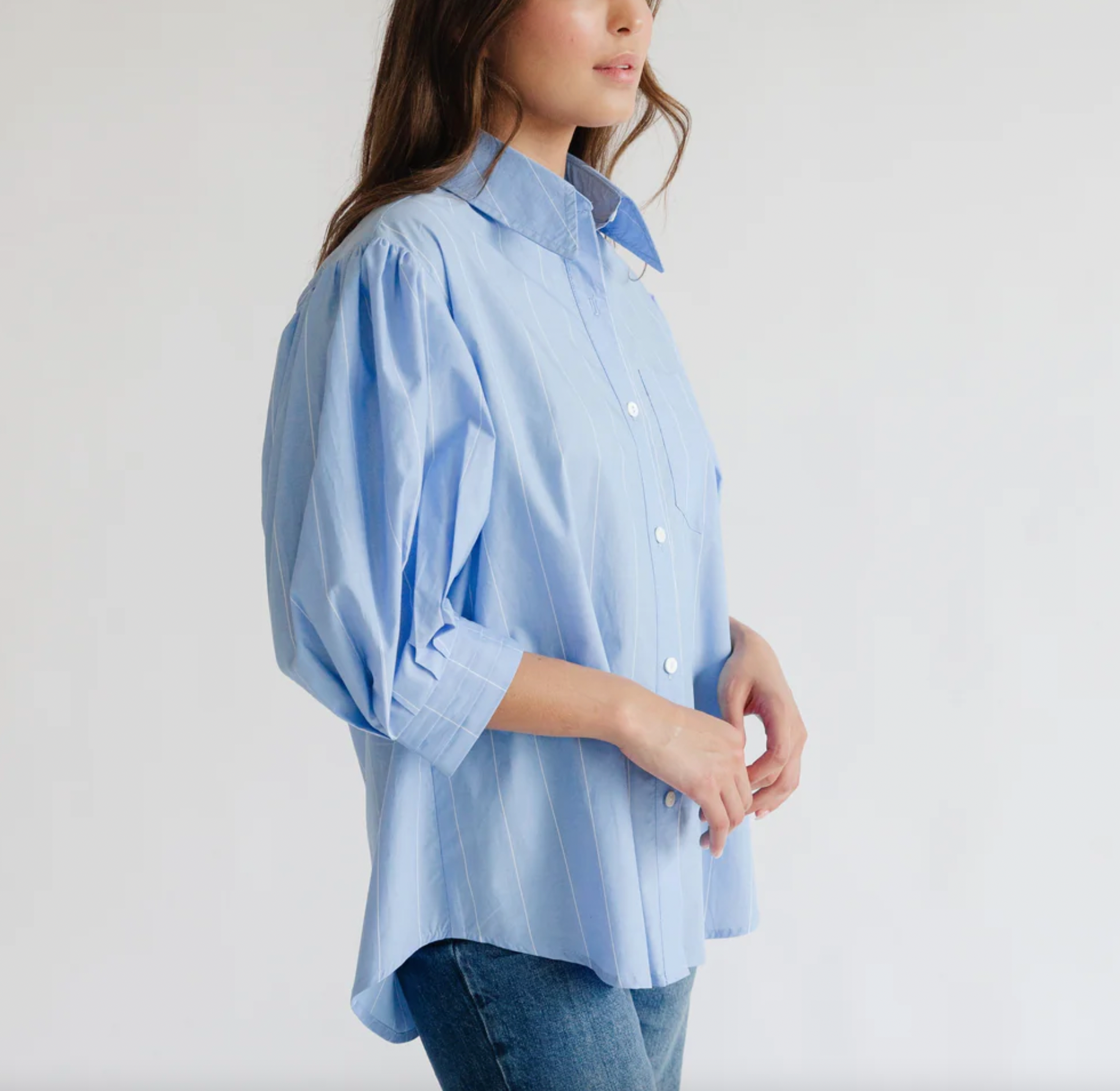 Jill Top - Blue Stripe