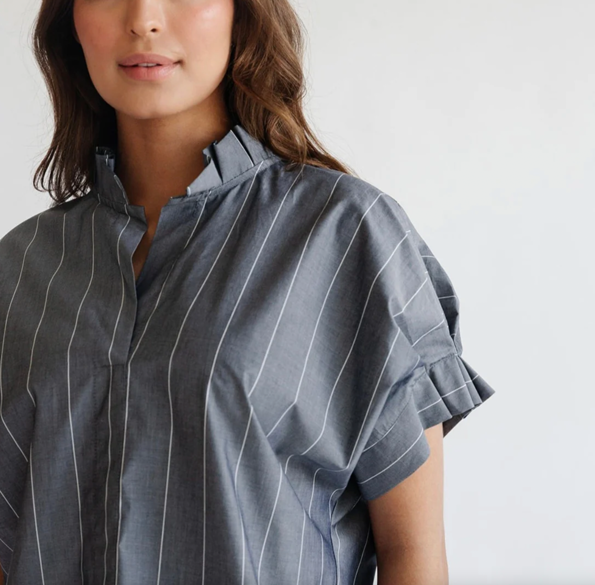 Renea Top - Metal Stripe