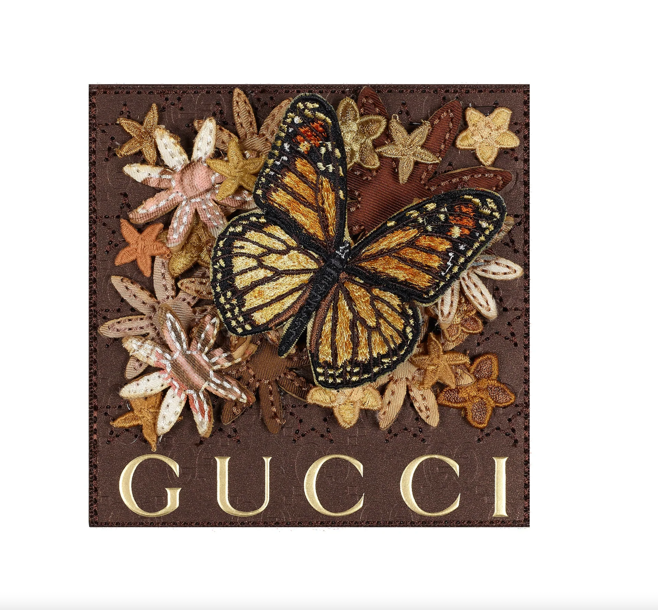 Petite Brown Gucci Monarch Butterfly (SWP59)