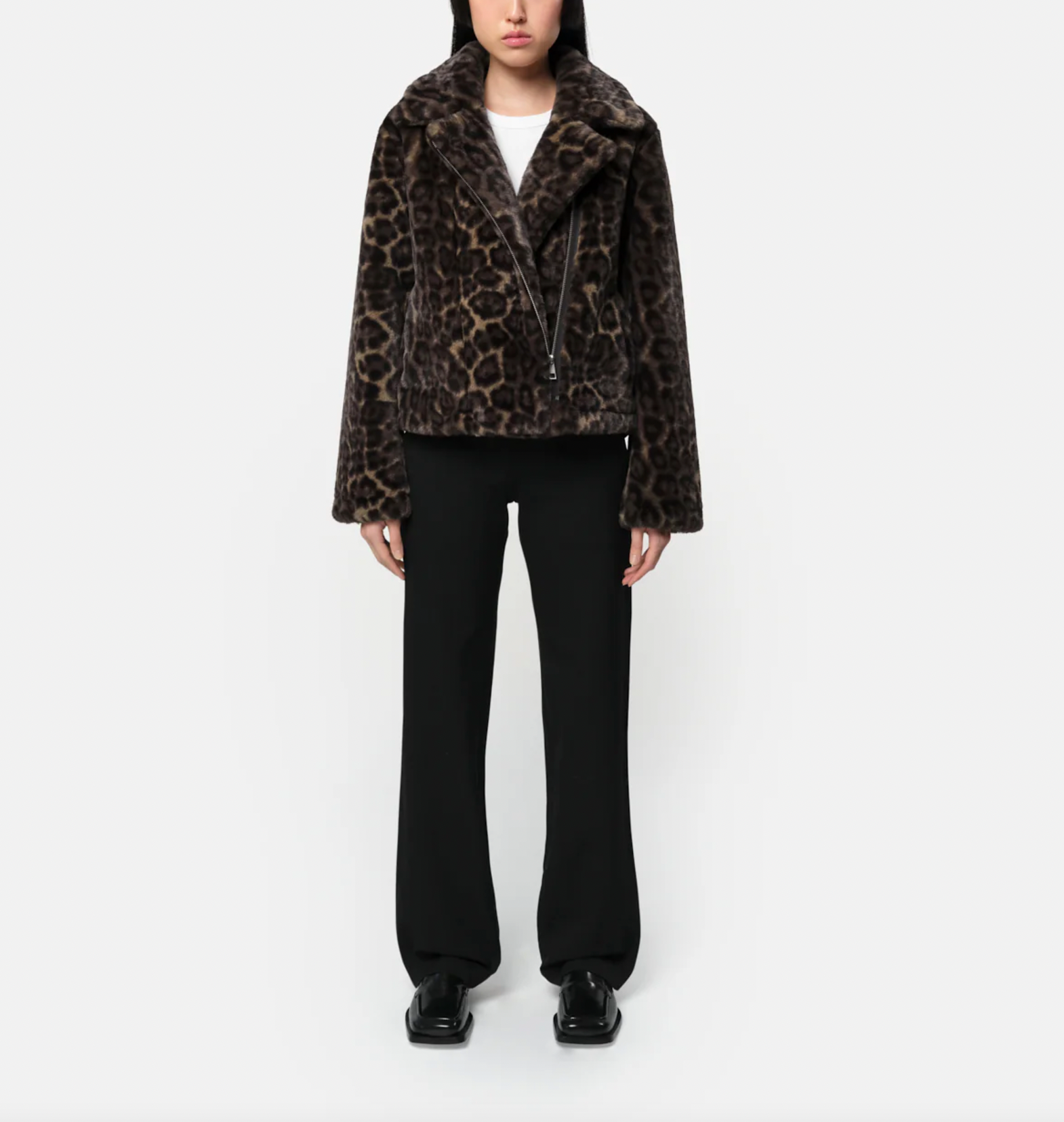 Dahlia Leopard Biker - Dark Leopard