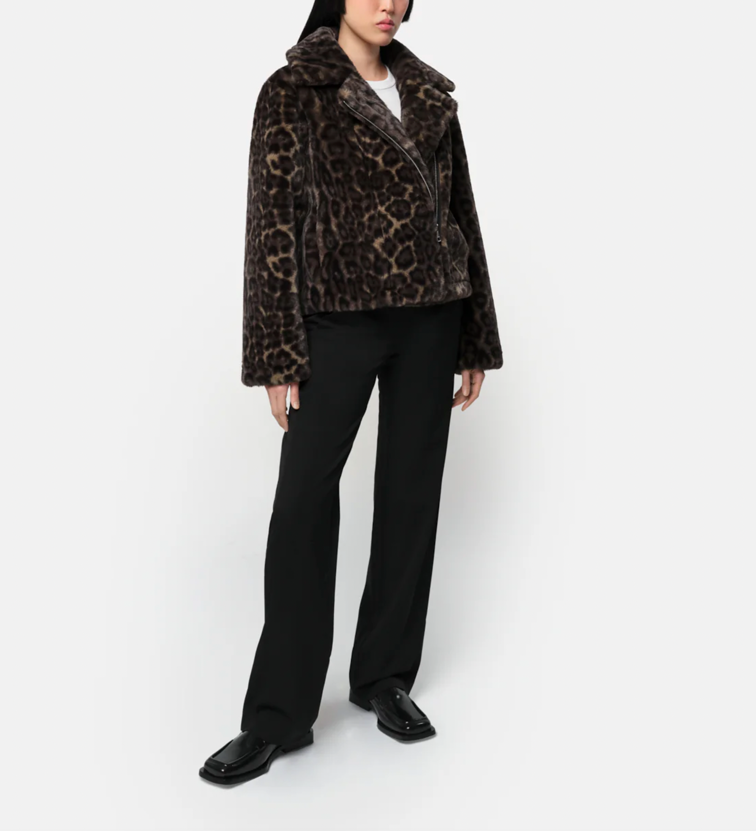 Dahlia Leopard Biker - Dark Leopard