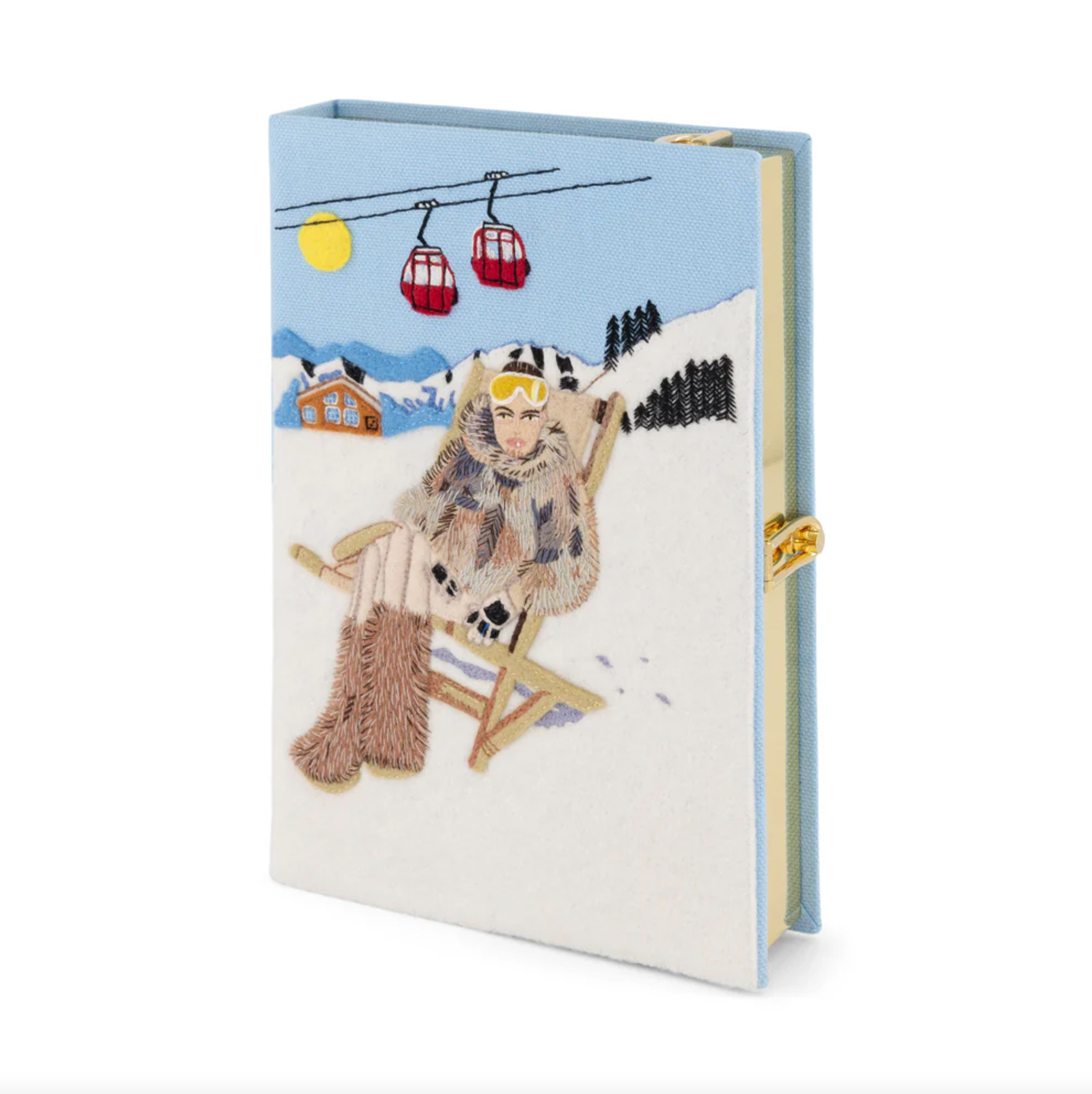 La Montagne Lifestyle Auniac Book Clutch - Mer