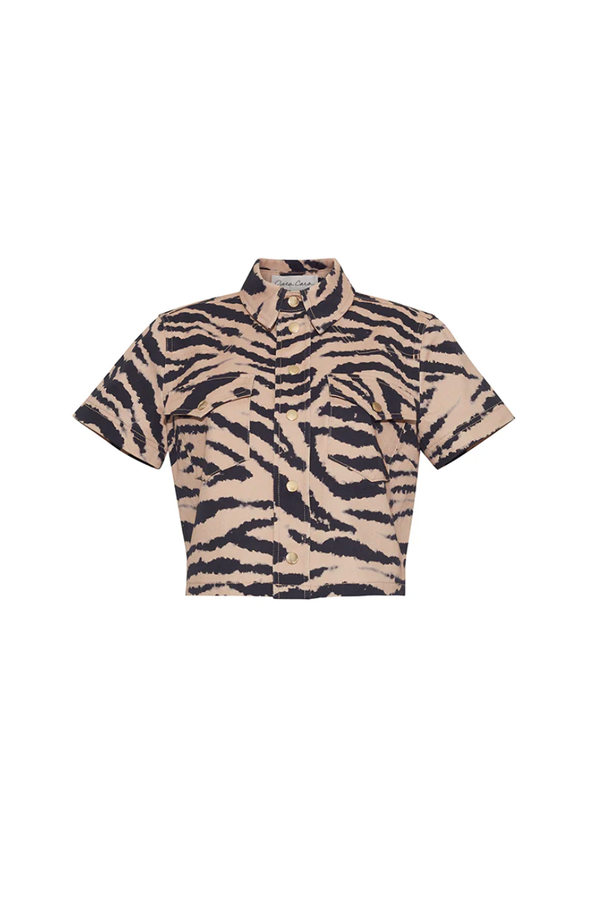 Paro Top - Zebra Blush