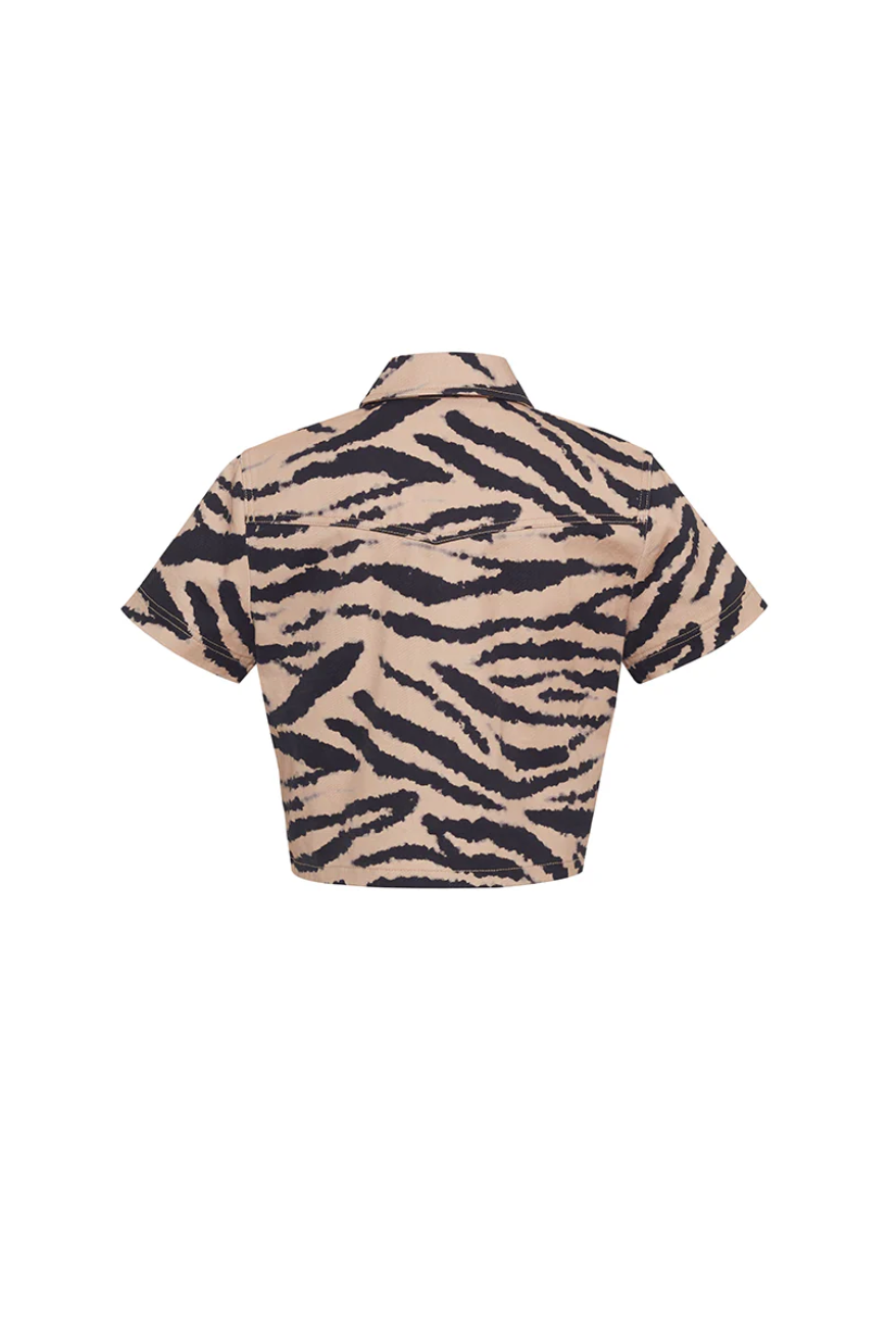 Paro Top - Zebra Blush