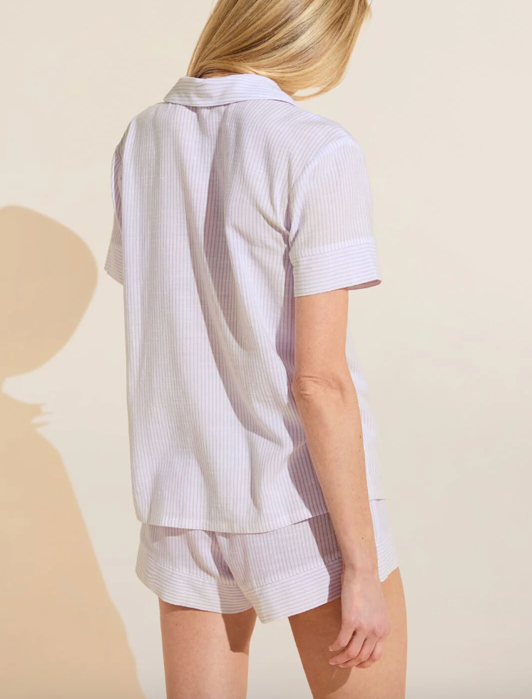 Nautico Shortie  Set - White/Lavender