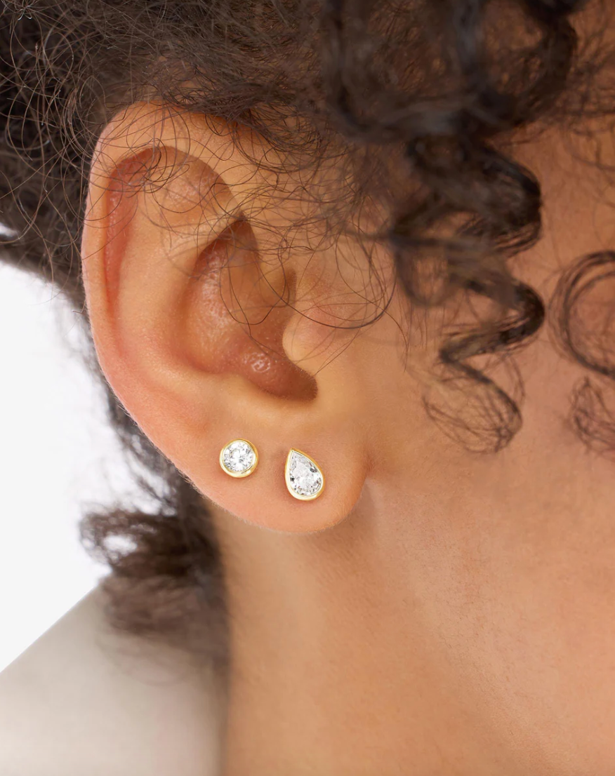 Isla 6mm Studs - Gold