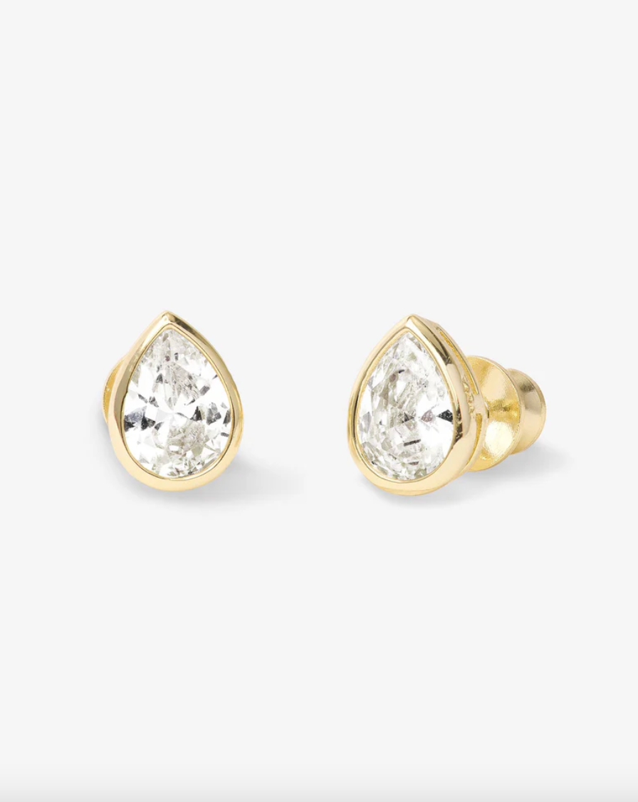 Isla 8mm Studs - Gold