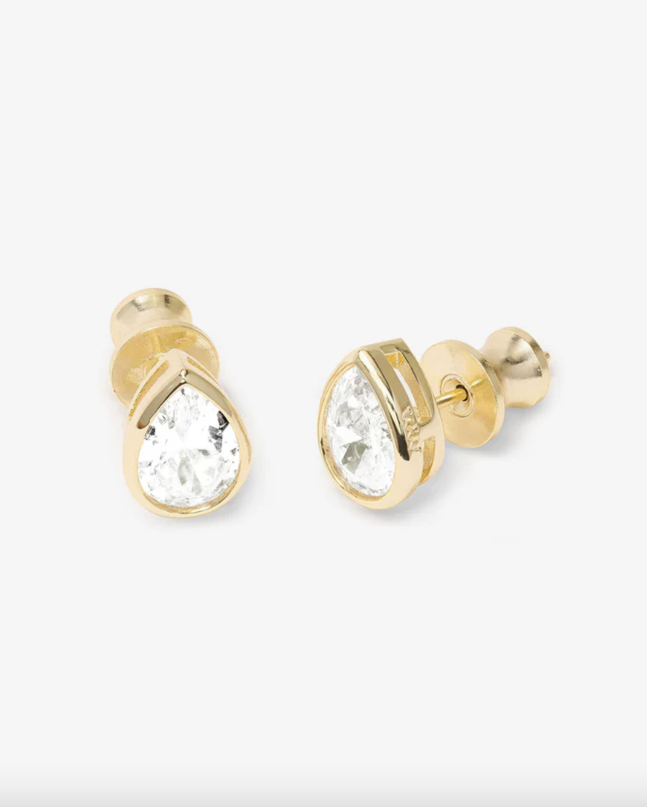 Isla 8mm Studs - Gold