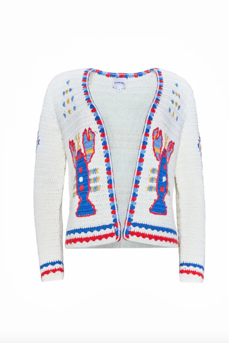 Callen Cardigan- Lobster Multi