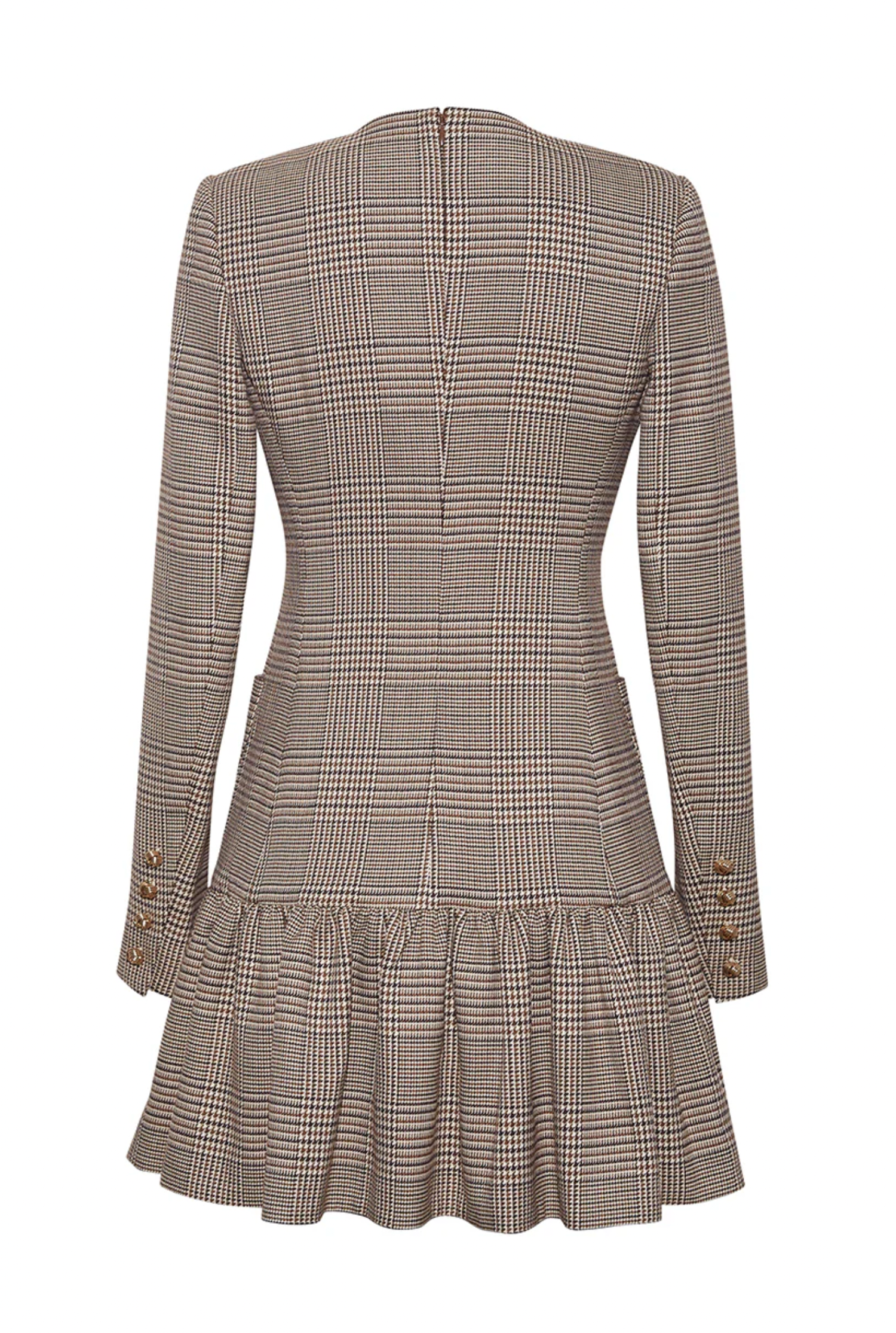 Adams Dress - Glen Hound Plaid