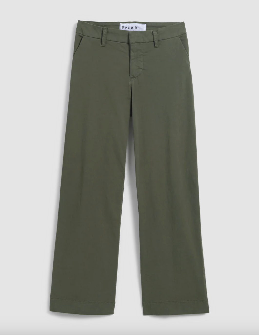 Westport Wide Leg Chino-Army