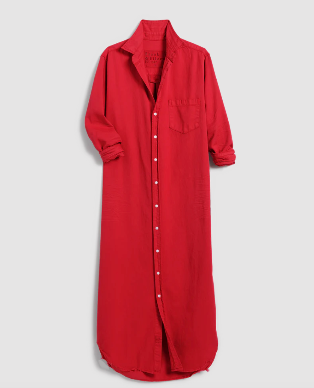 Rory Shirt Dress-CRCD-Crimson