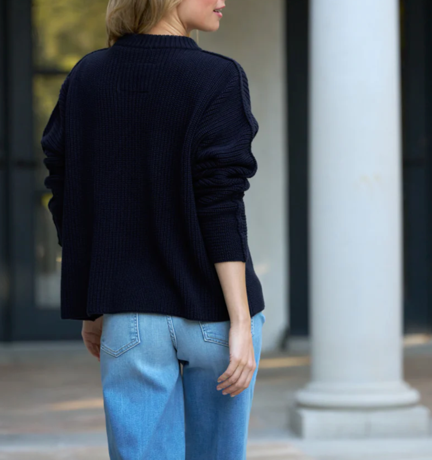 Montecito Cardigan - Marine