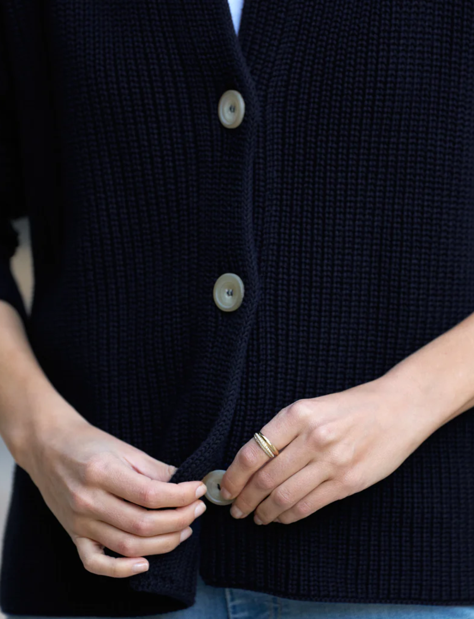 Montecito Cardigan - Marine