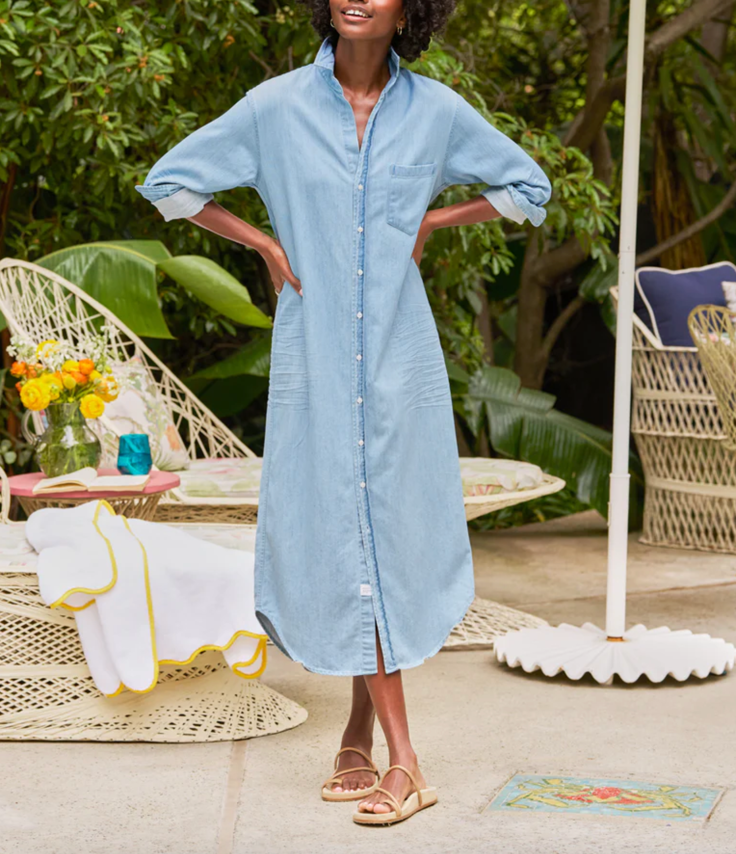 Rory - Classic Blue w/ Tattered Wash