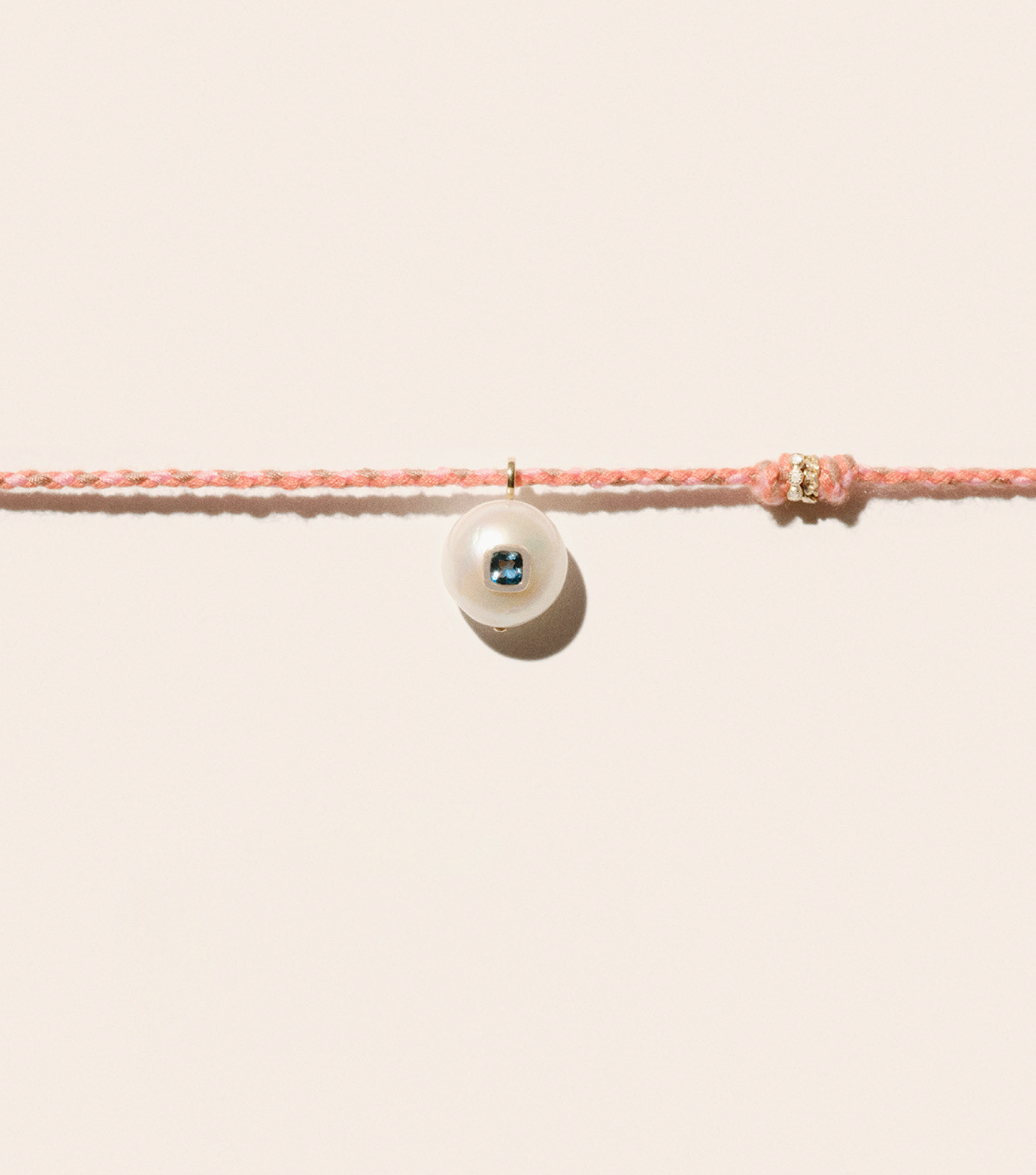 Eddie rope/topaz necklace