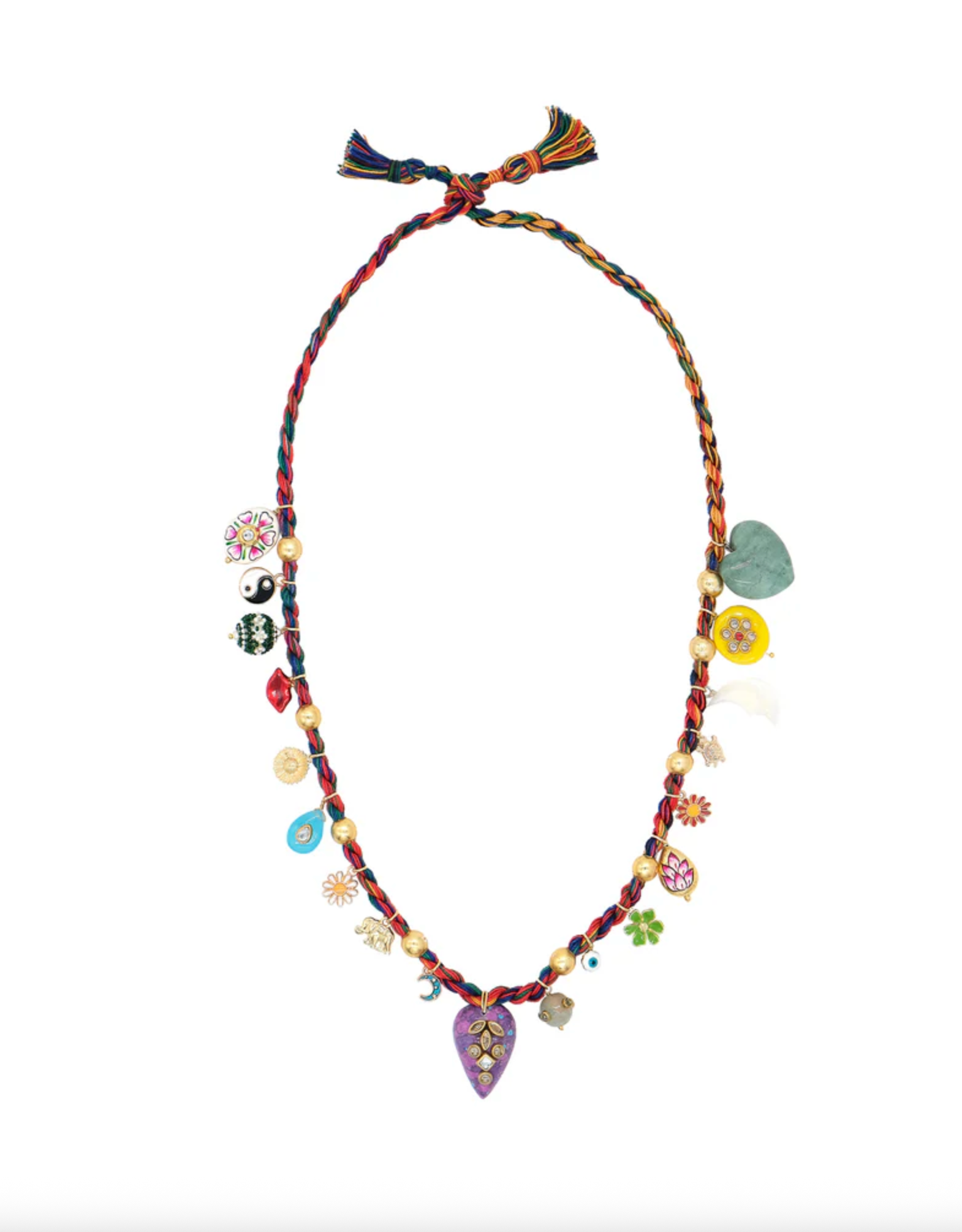 Grigri Necklace Joy Heart - Multicolor