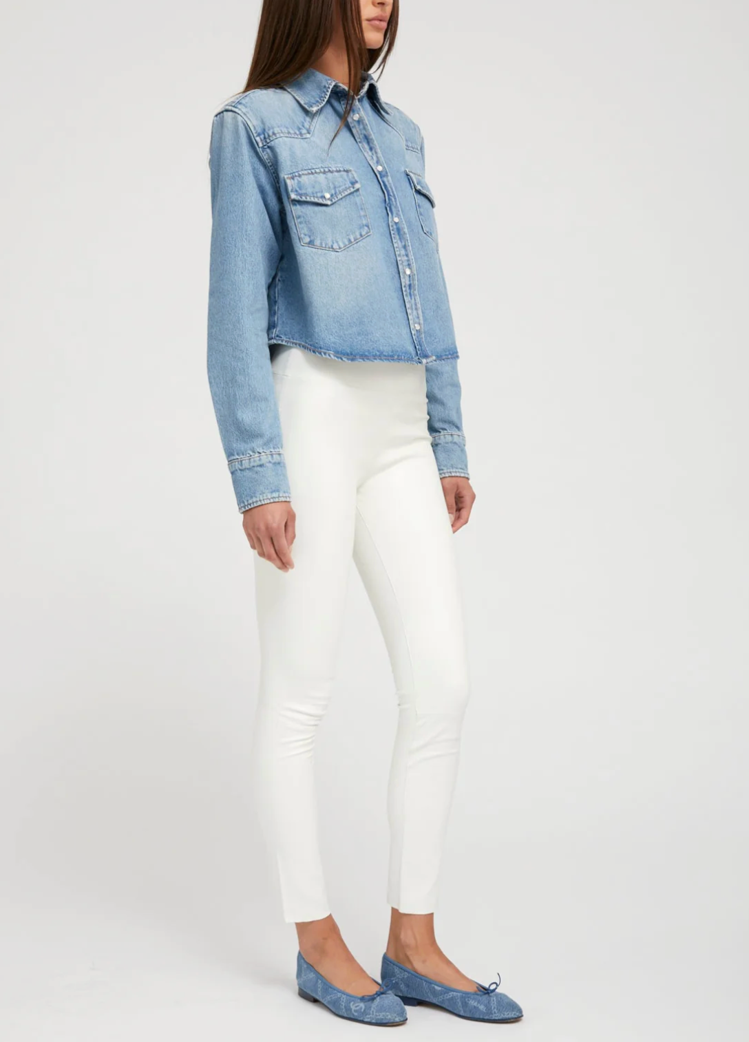 Cropped Western Shirt - Paradis