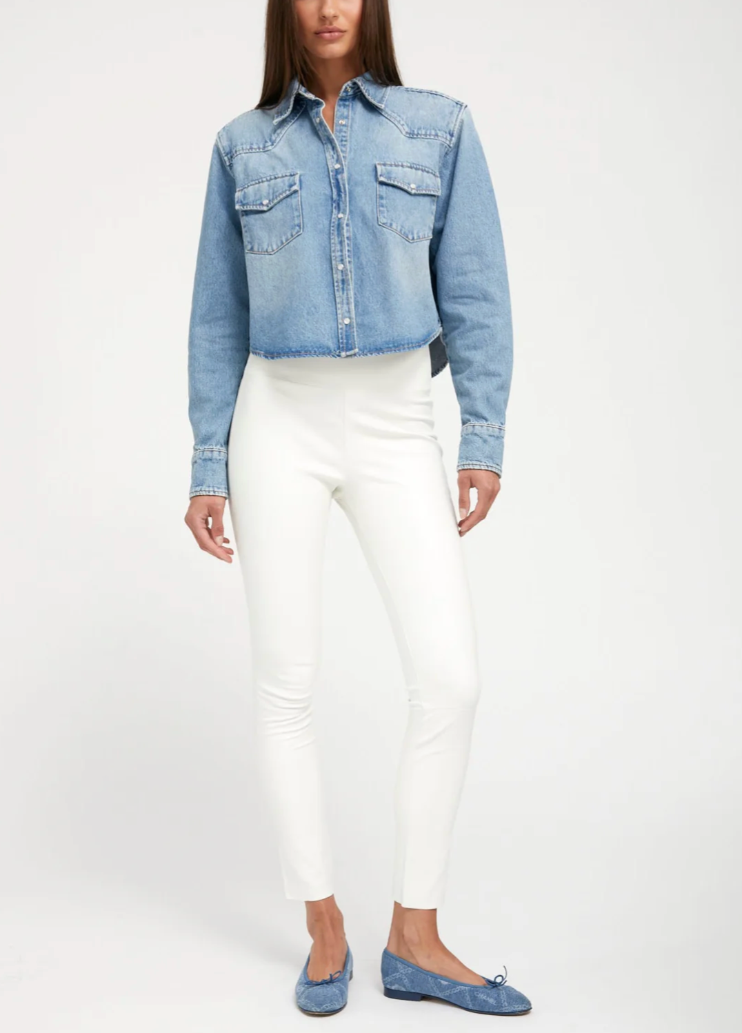 Cropped Western Shirt - Paradis