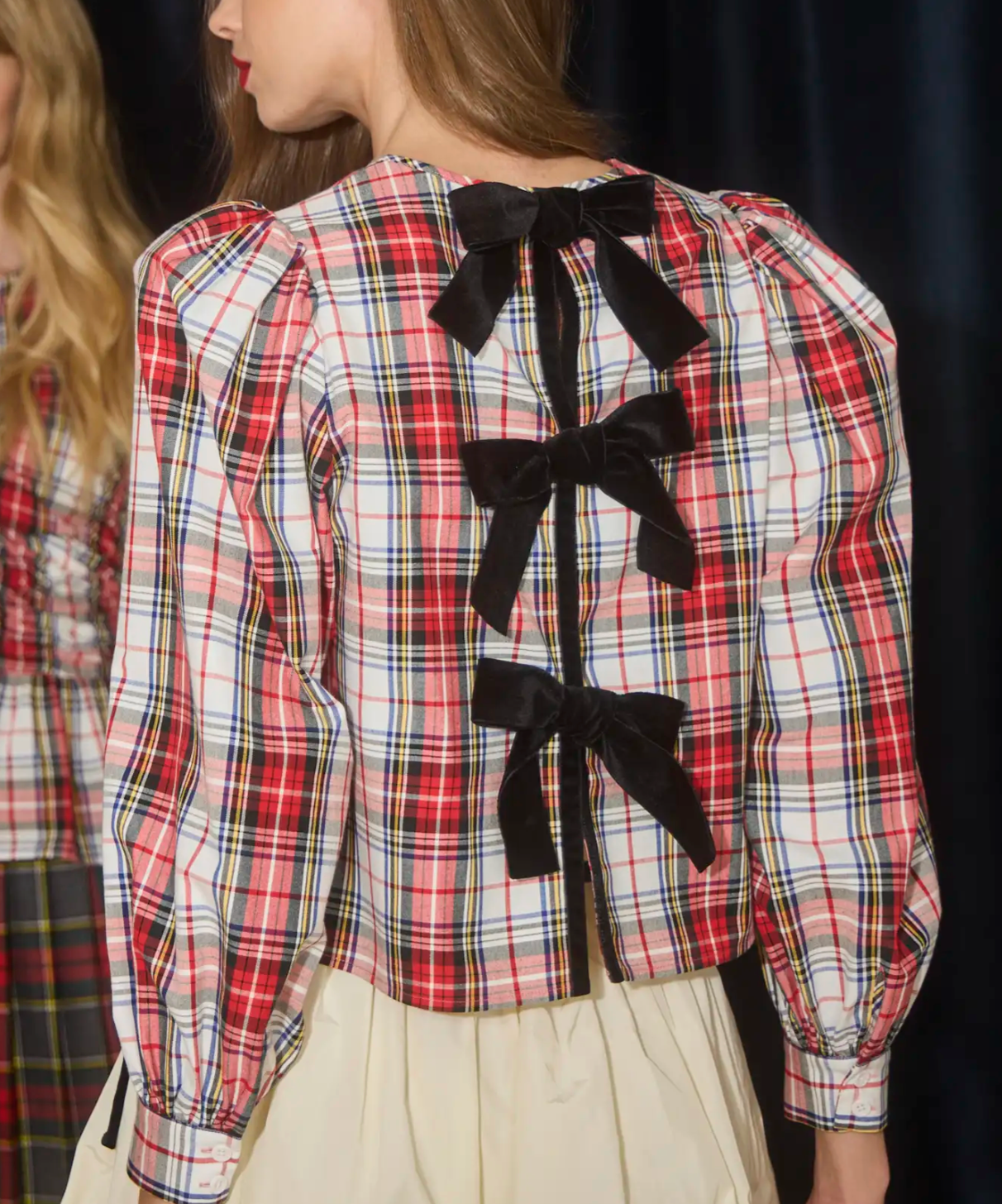 Lottie Top - Carlyle Plaid