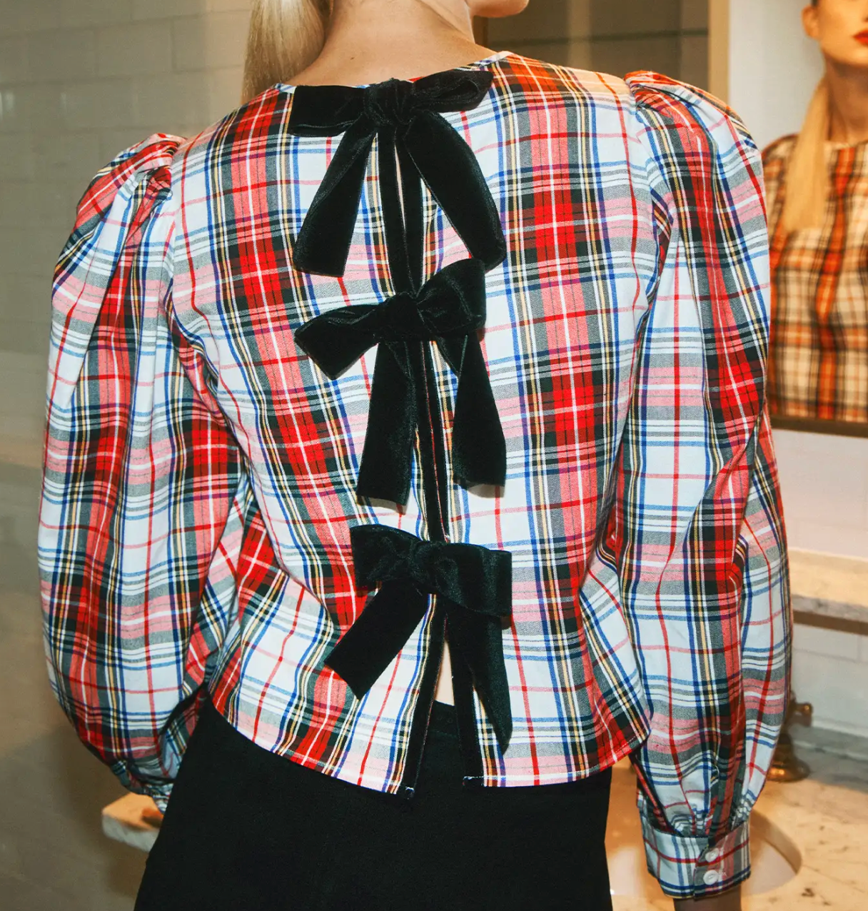 Lottie Top - Carlyle Plaid