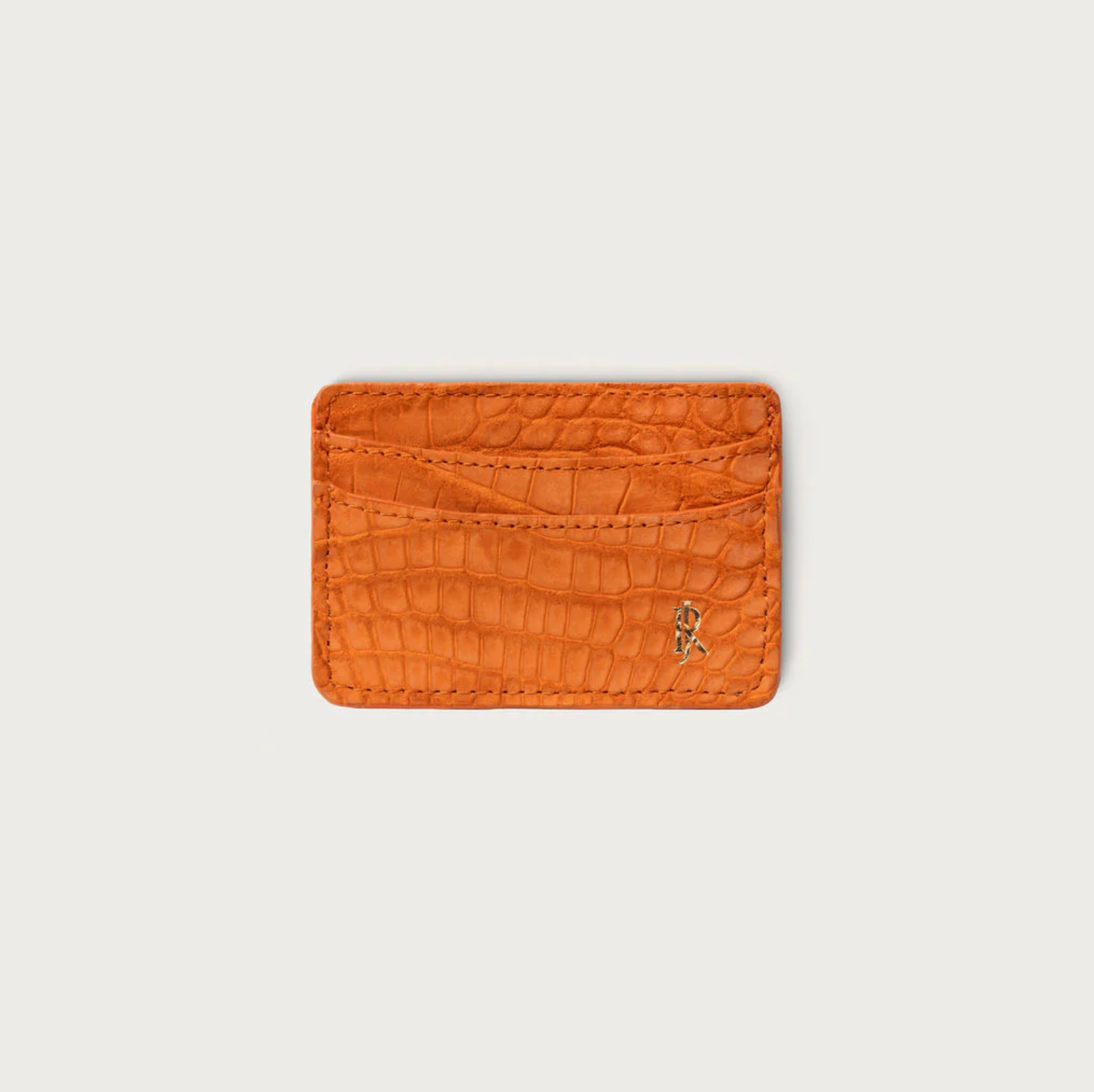 Lillian Wallet Nile Crocodile Austin Sunset Nubuck