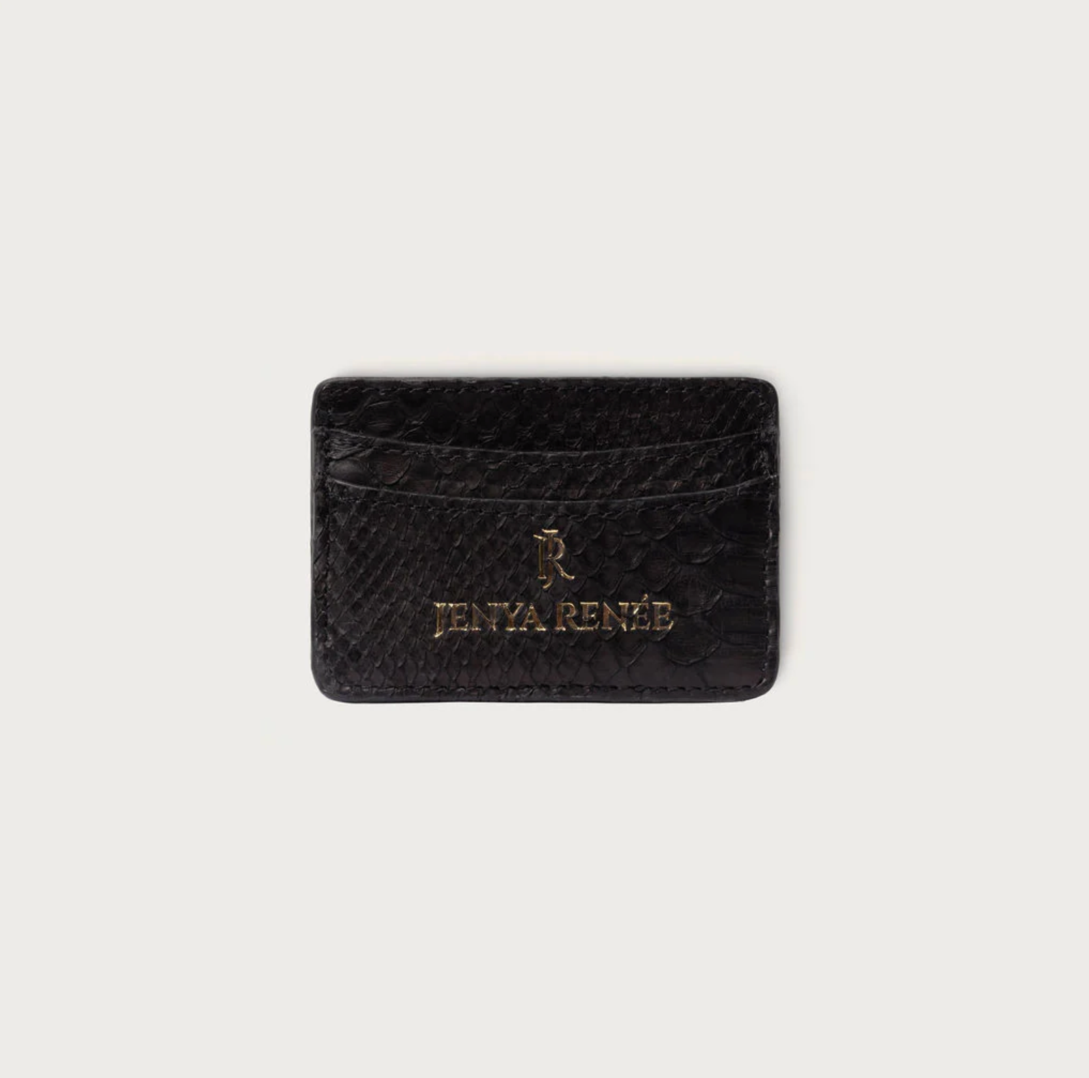 Lillian Wallet Python Black