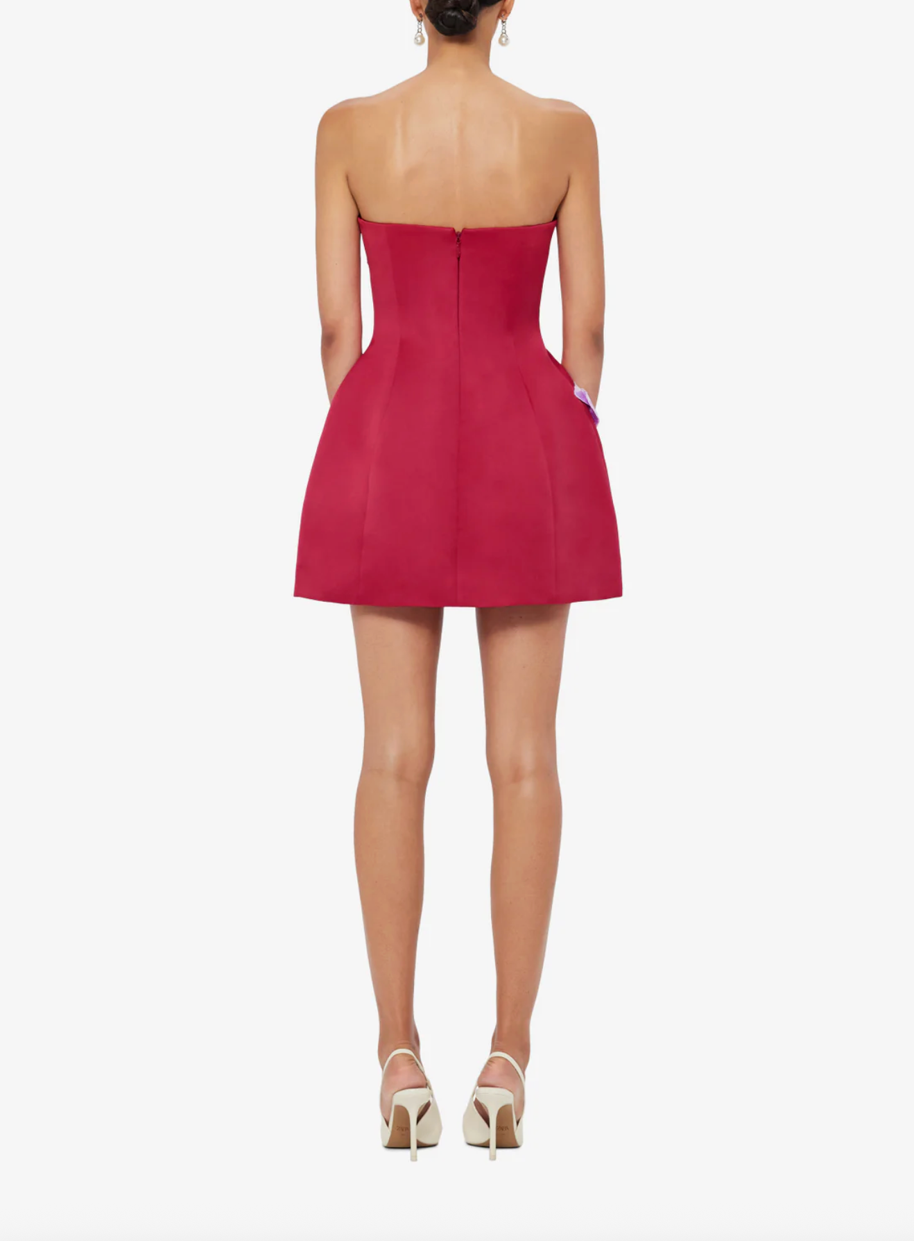 Rosario Mini Dress- Oxblood