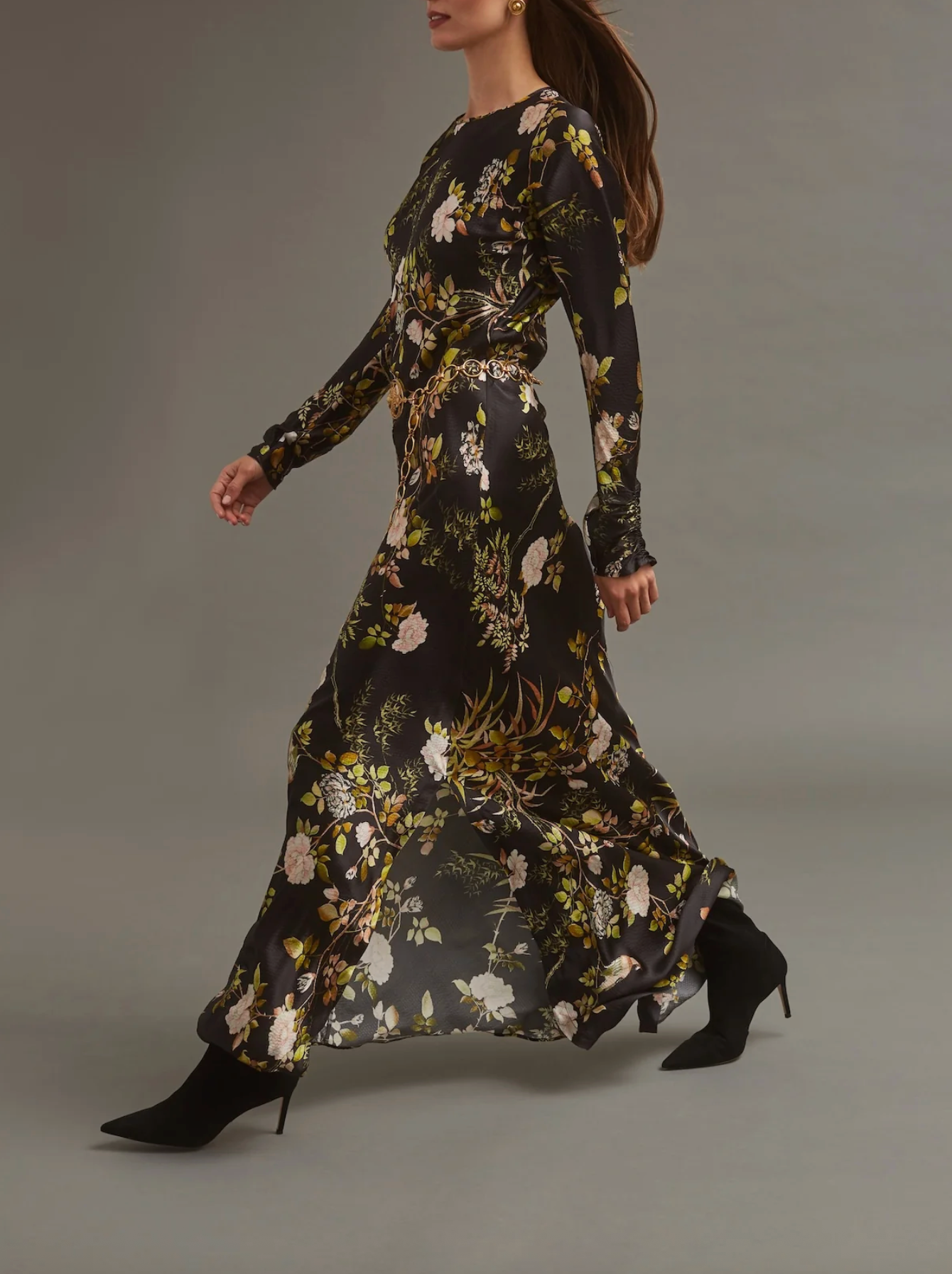 Montgomery Dress - Alfine Gardens Black