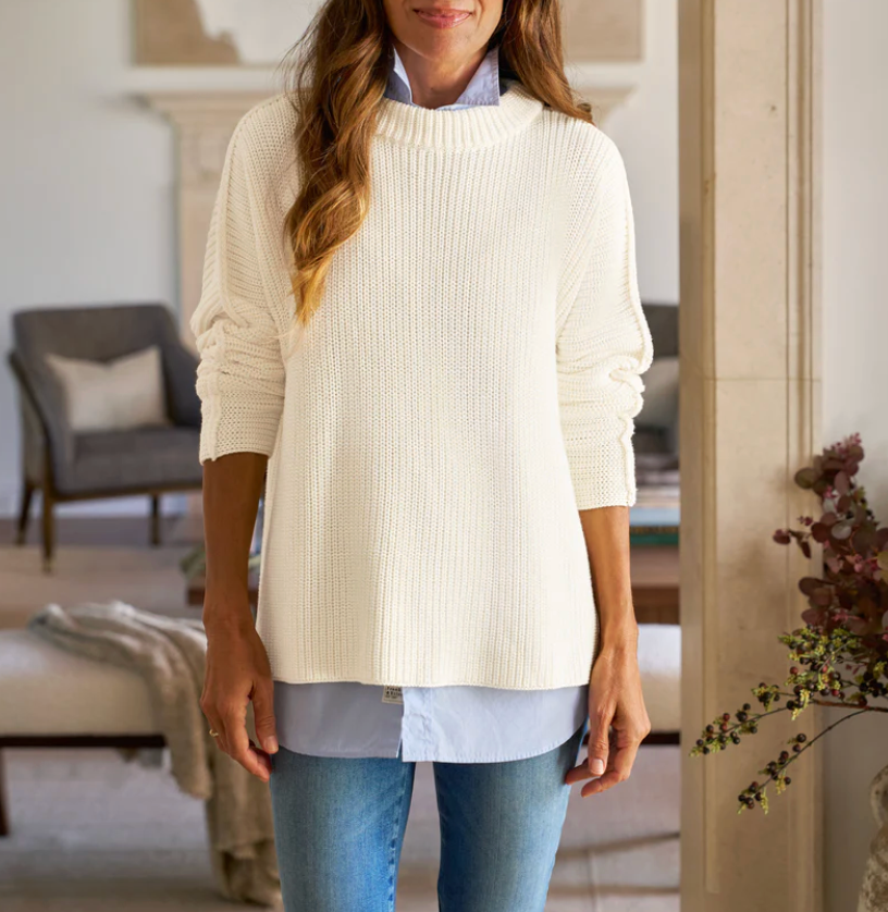 Montecito Sweater - CRMK Cream