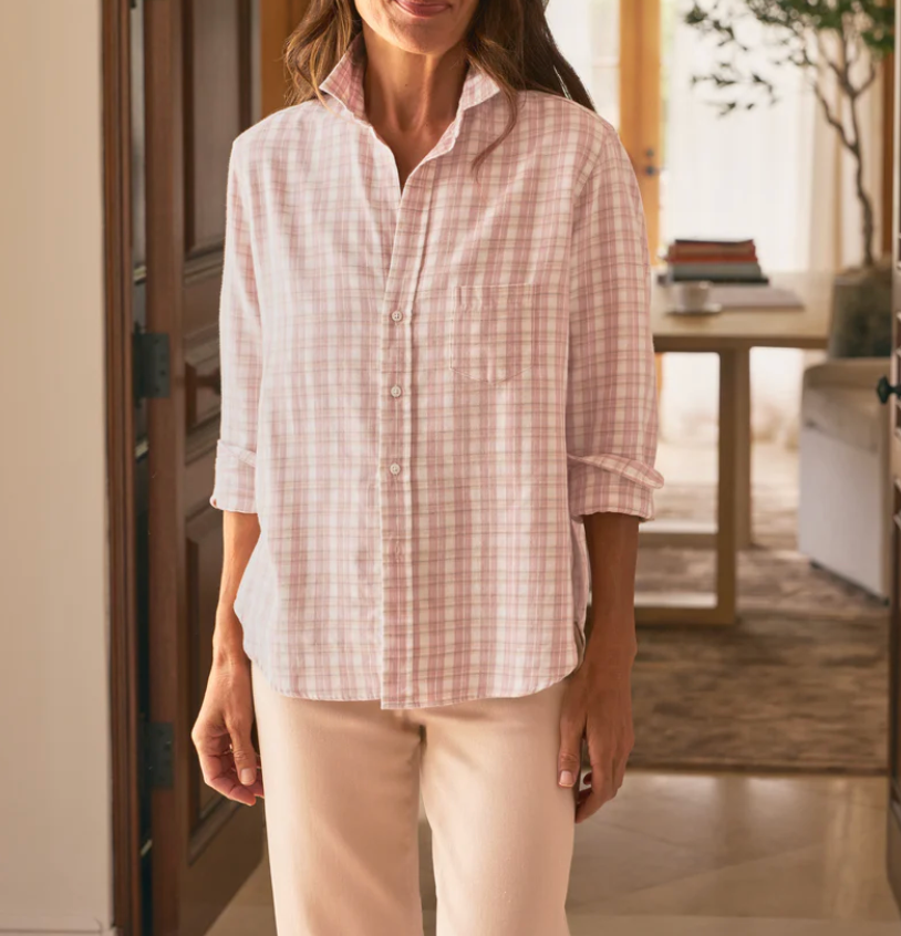 Eileen - Pink, White, Grey, Plaid