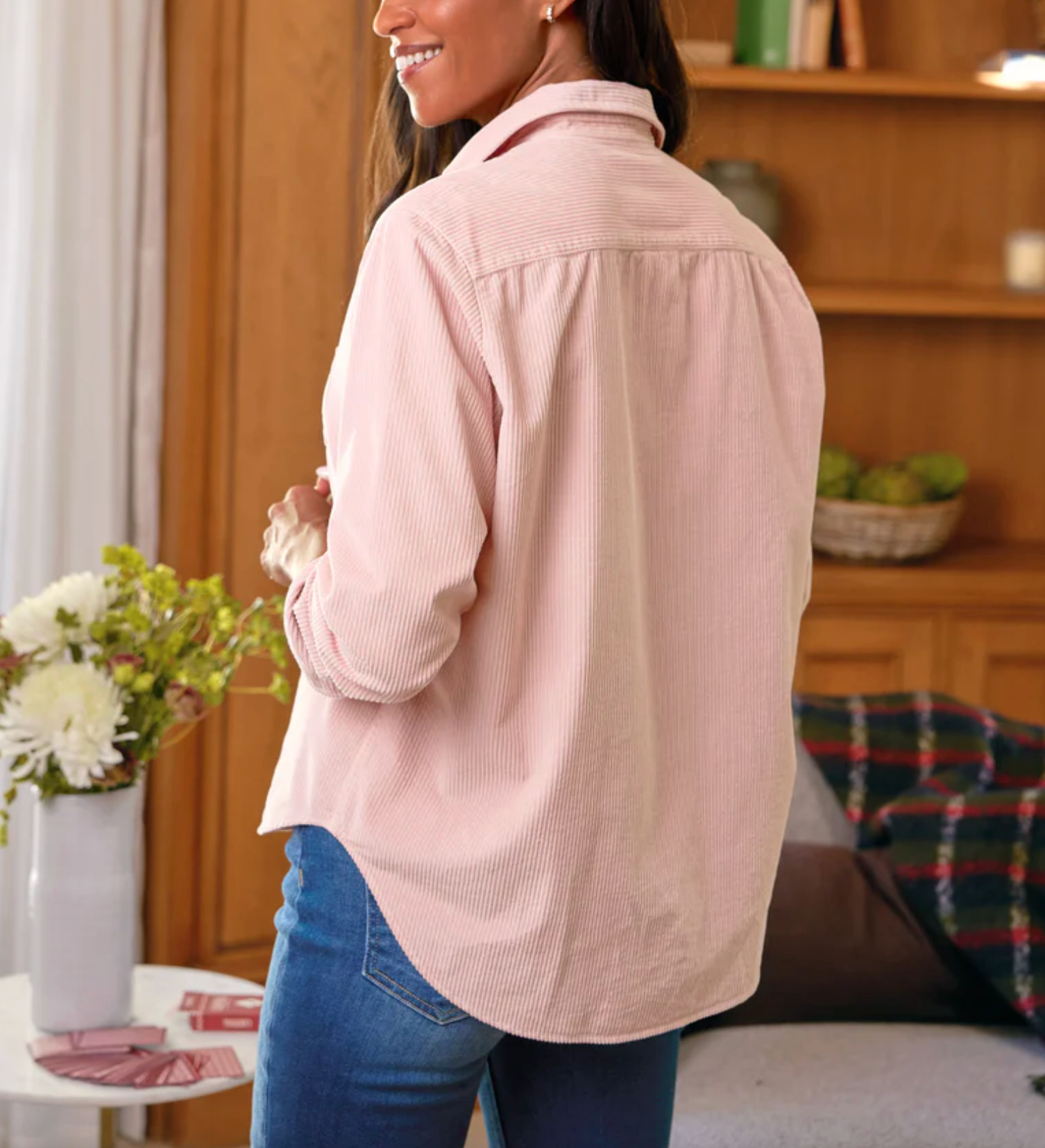 Eileen - Dusty Pink Corduroy