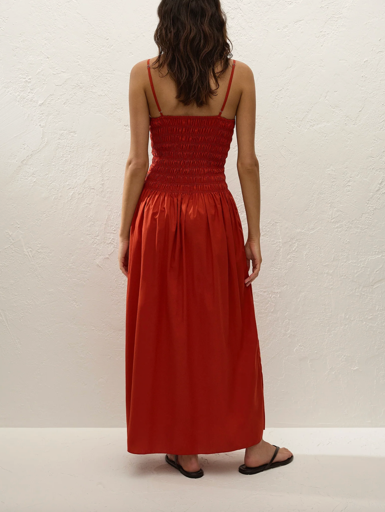 Araceli Maxi Dress - Dusty Tomato