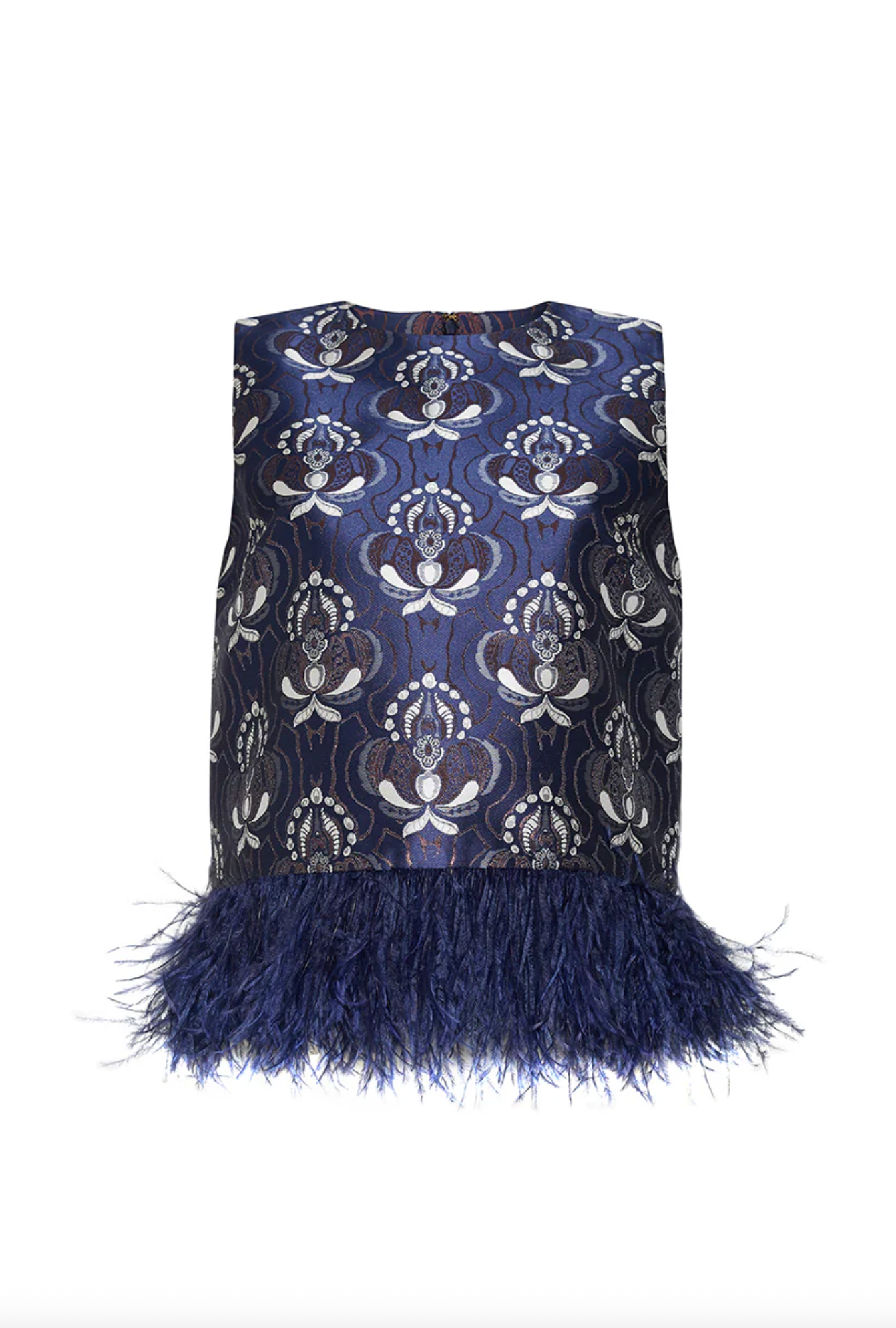 Belmond Top - Vintage Deco Navy