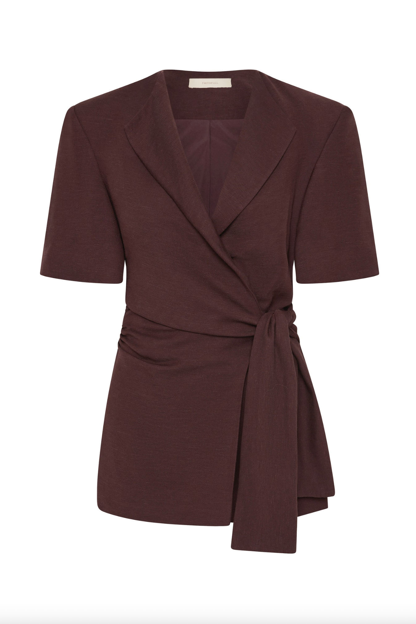 Ida Knot Blazer - Port