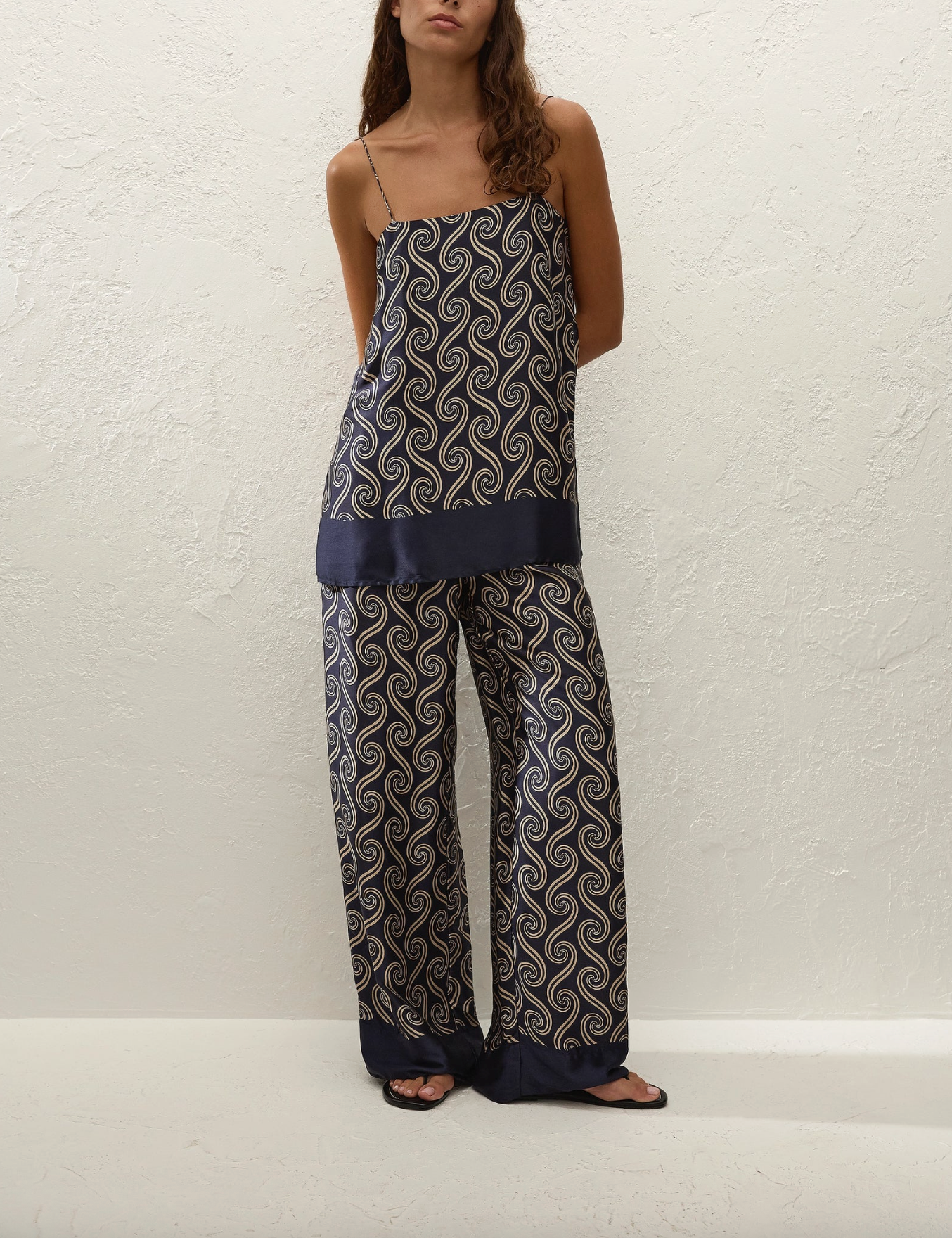 Aina Top - Juanita Swirl/Indigo
