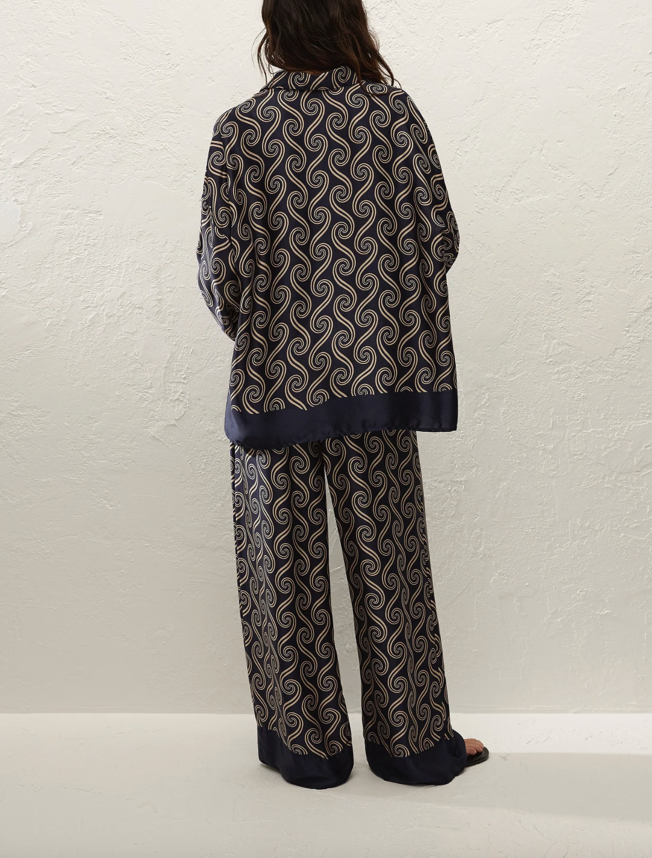 Cora Shirt - Juanita Swirl - Indigo