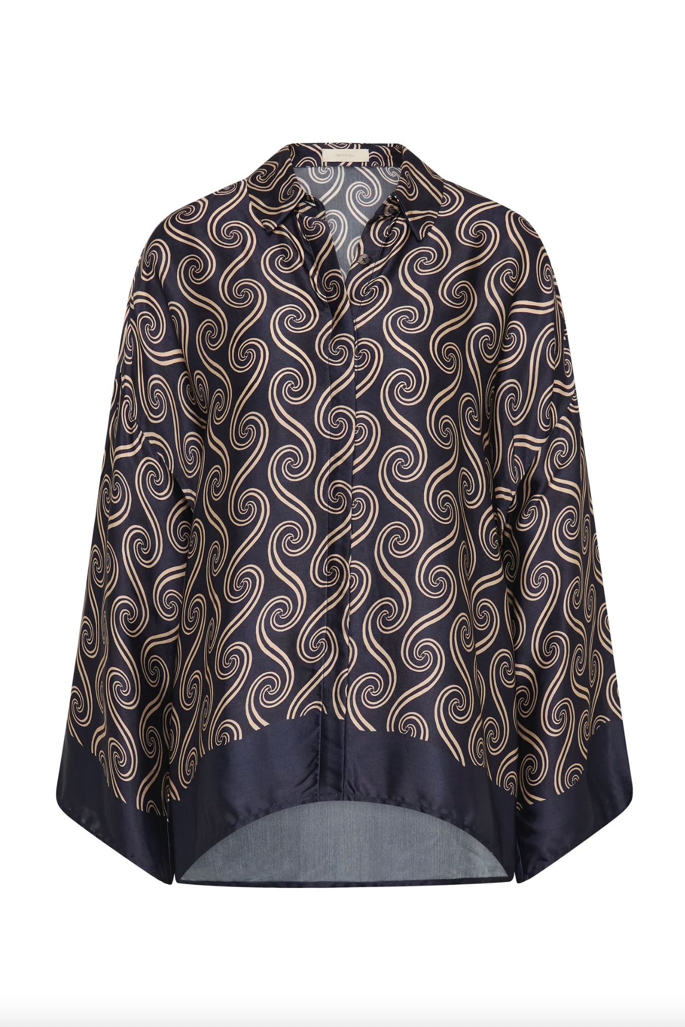 Cora Shirt - Juanita Swirl - Indigo