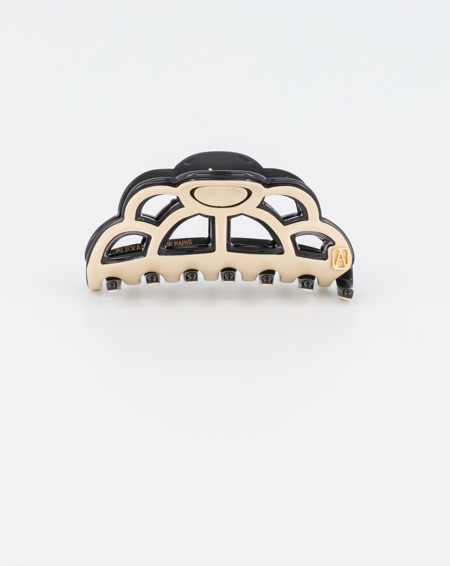 Rue de la Paix Beige Hair Jaw Clip (C)