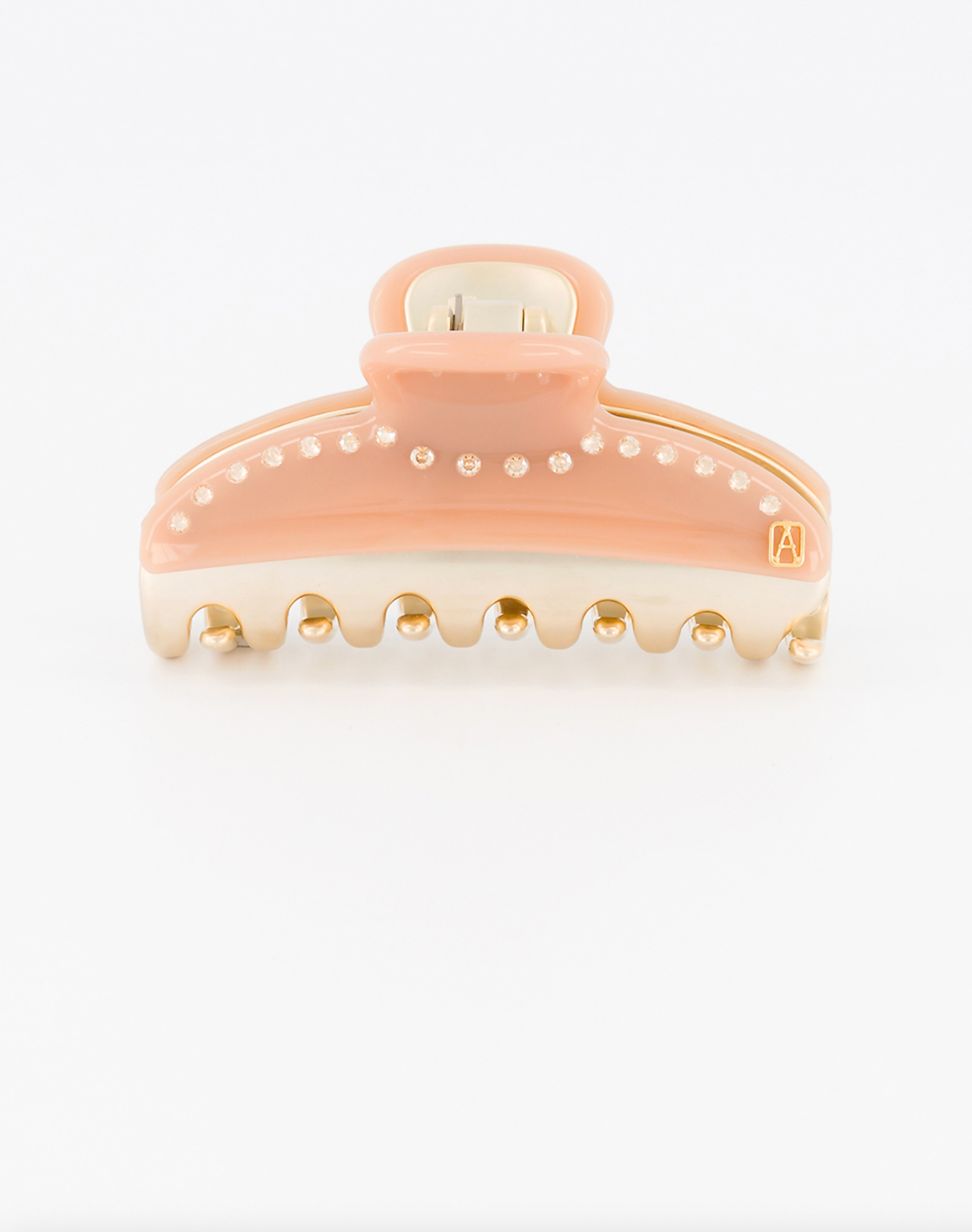 Vendome Splendor Glossy Beige Hair Jaw Clip