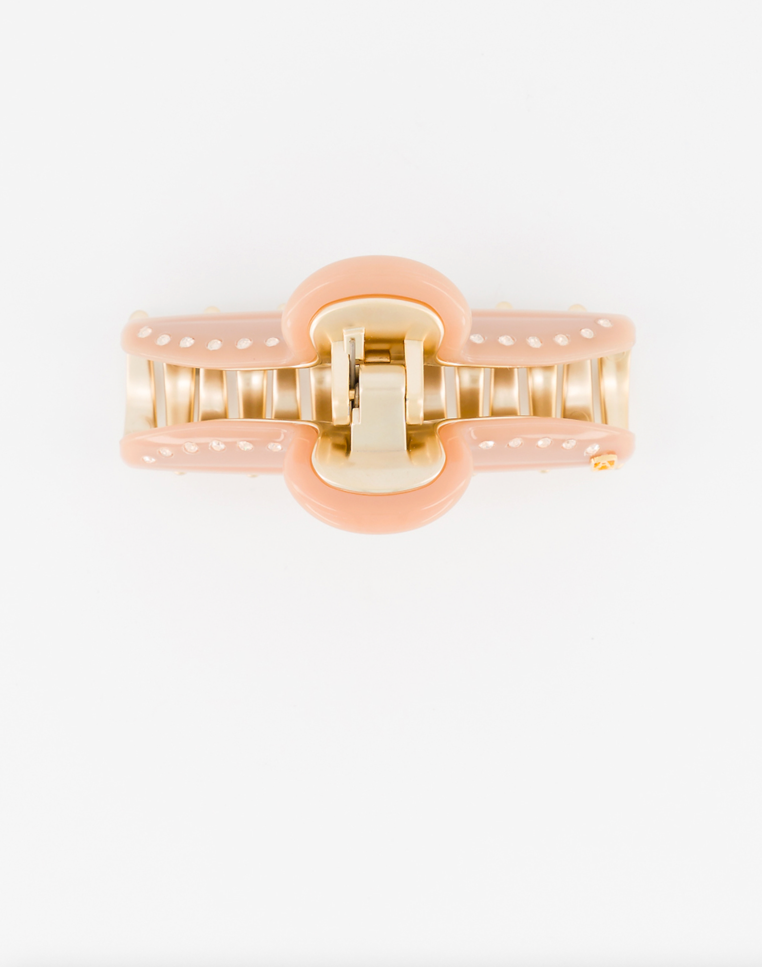 Vendome Splendor Glossy Beige Hair Jaw Clip