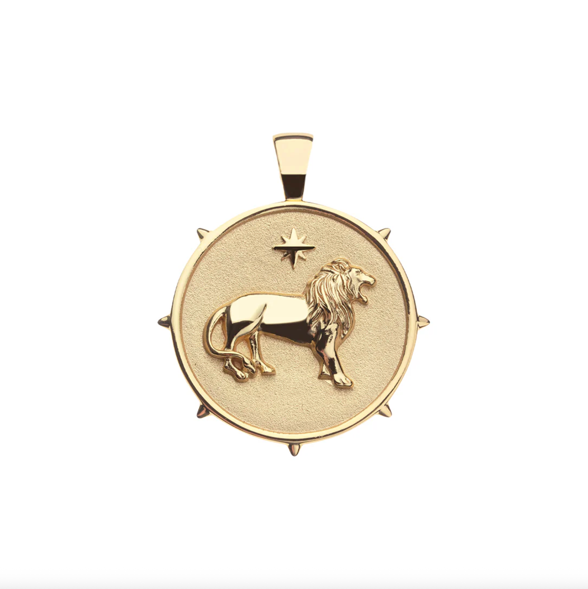 COURAGE JW Original Pendant Coin on 16-18" Classic Rolo Chain