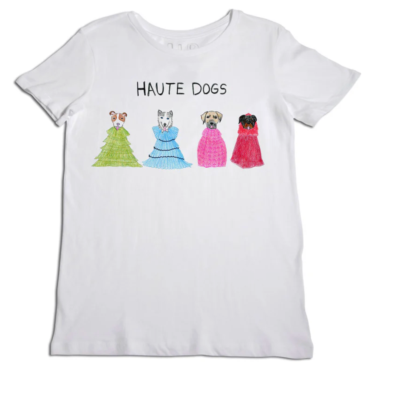 Haute Dogs Womens White T-Shirt - White